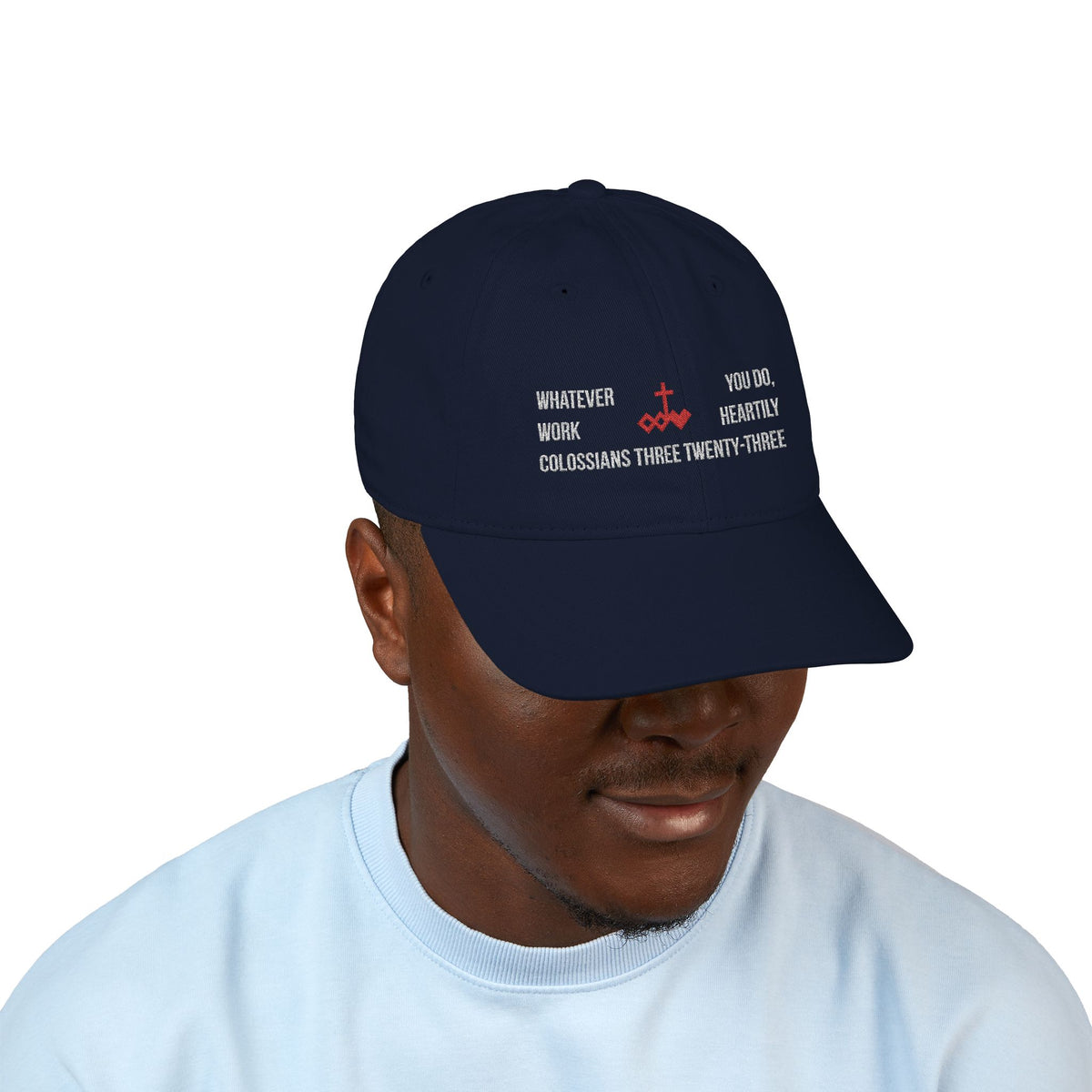 Colossians Three Twenty-Three Baseball Cap