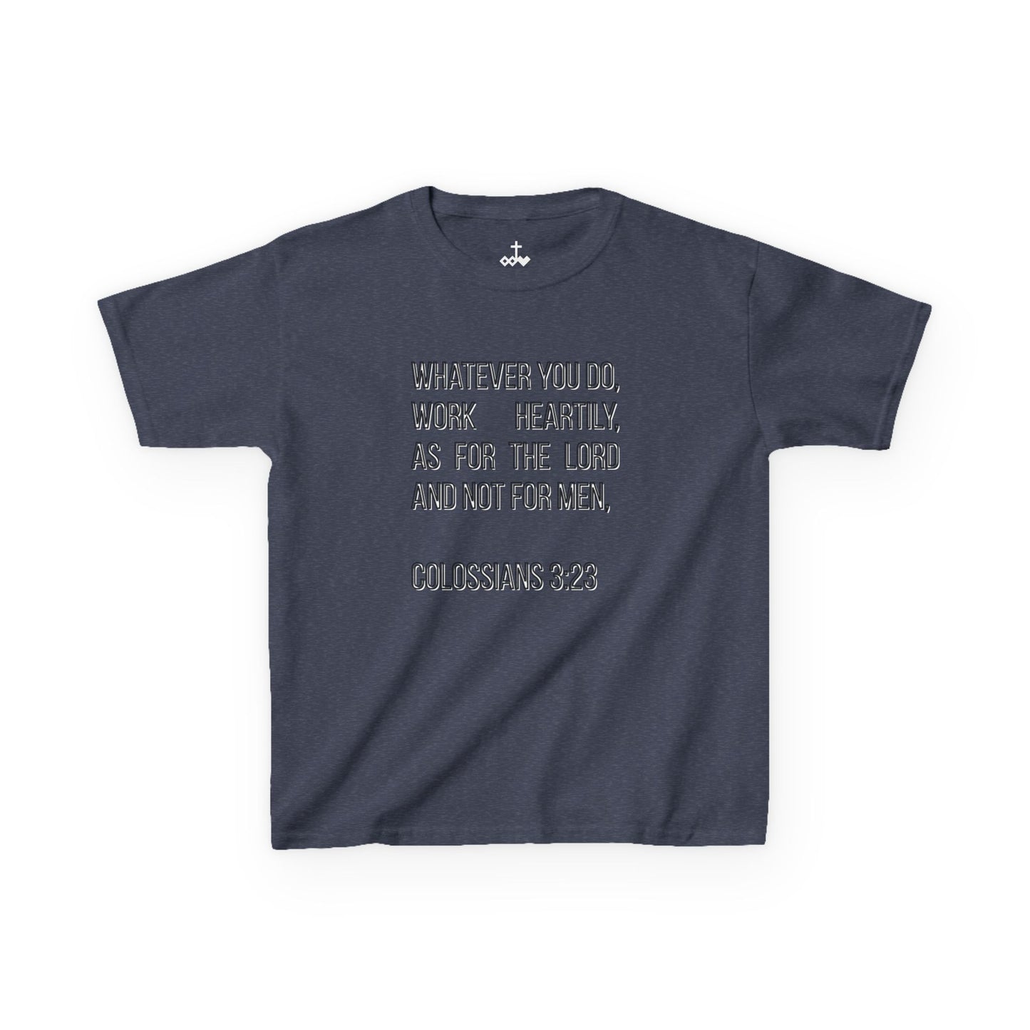 Colossians 3:23 Inspirational Kids Tee