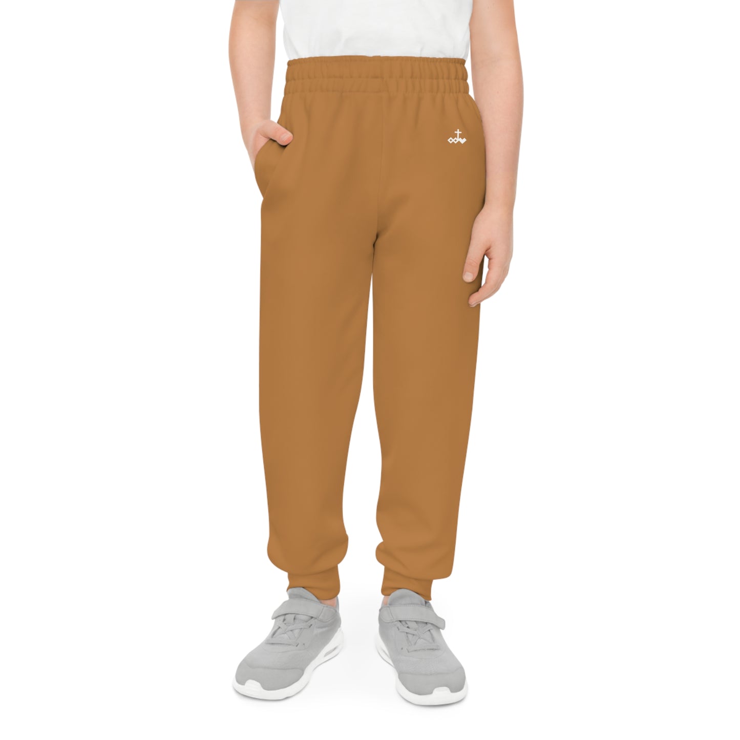 Kids' Tan Jogger Sweatpants