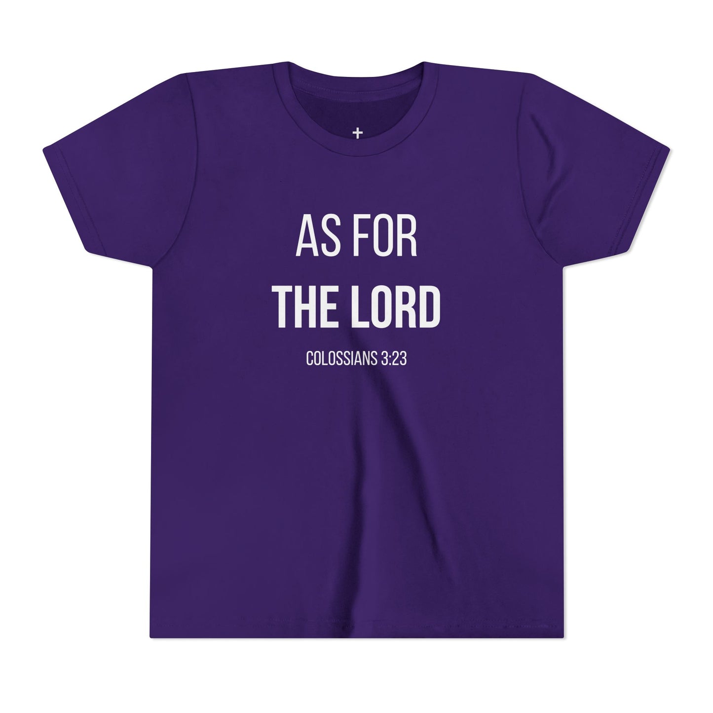 Youth "As For the Lord" Tee