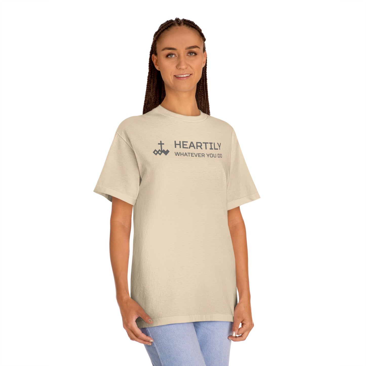 Heartily/Logo/Slogan Unisex Classic Tee