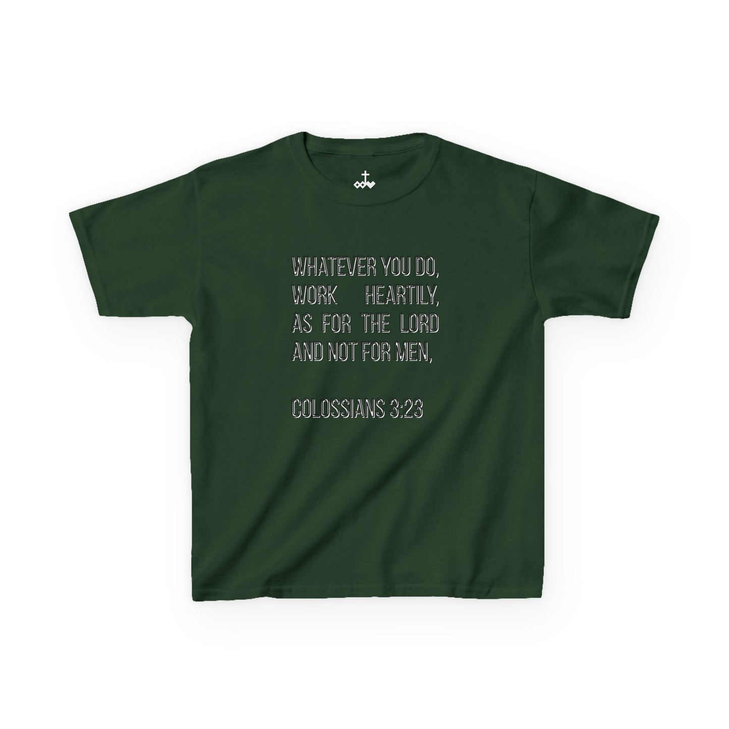 Colossians 3:23 Inspirational Kids Tee