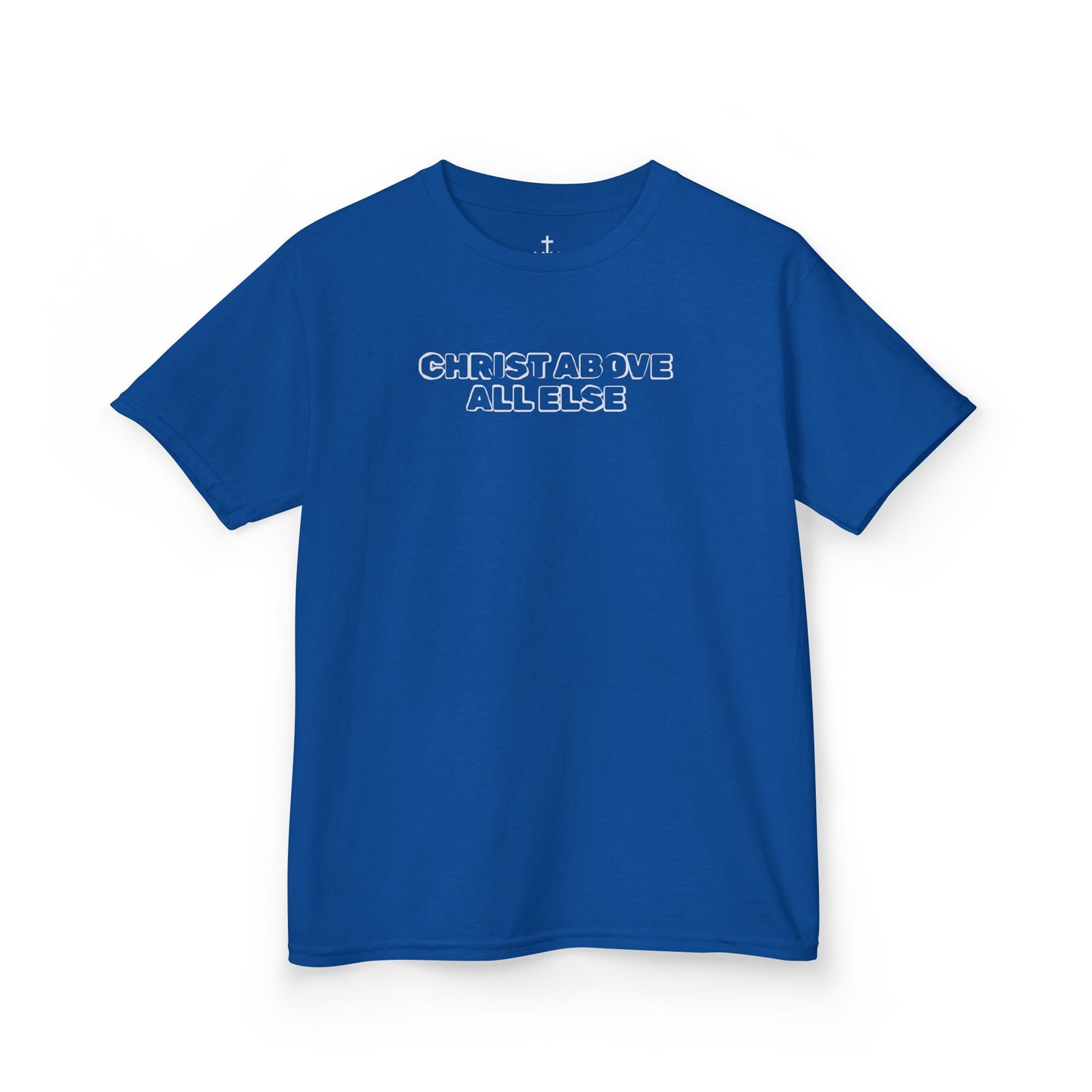 "Christ Above All Else" Kids Minimalist Graphic Tee