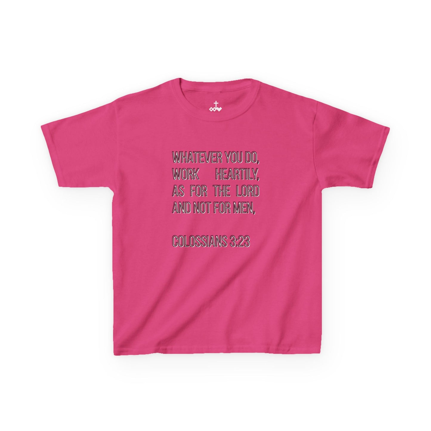 Colossians 3:23 Inspirational Kids Tee