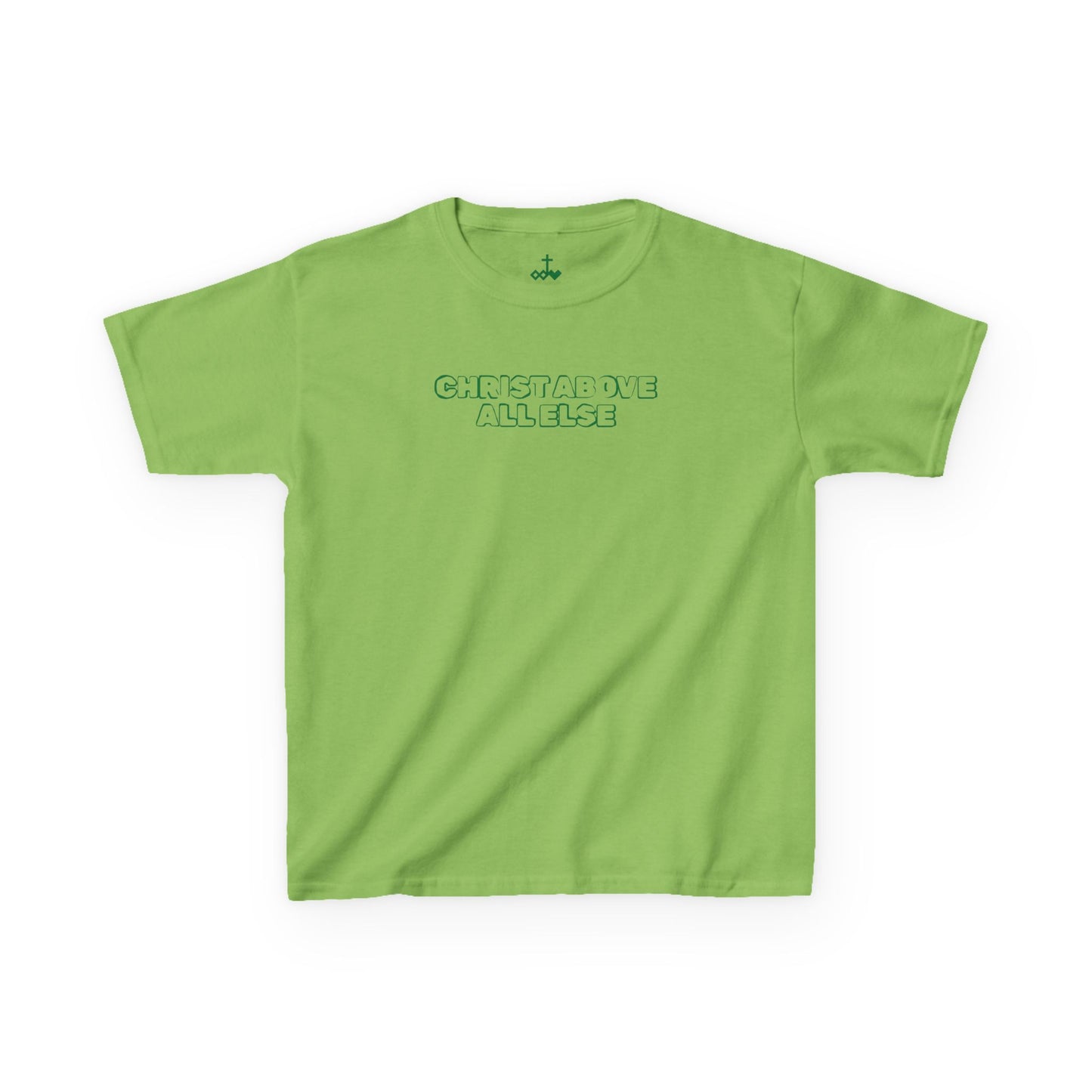 "Christ Above All Else" Kids Minimalist Graphic Tee