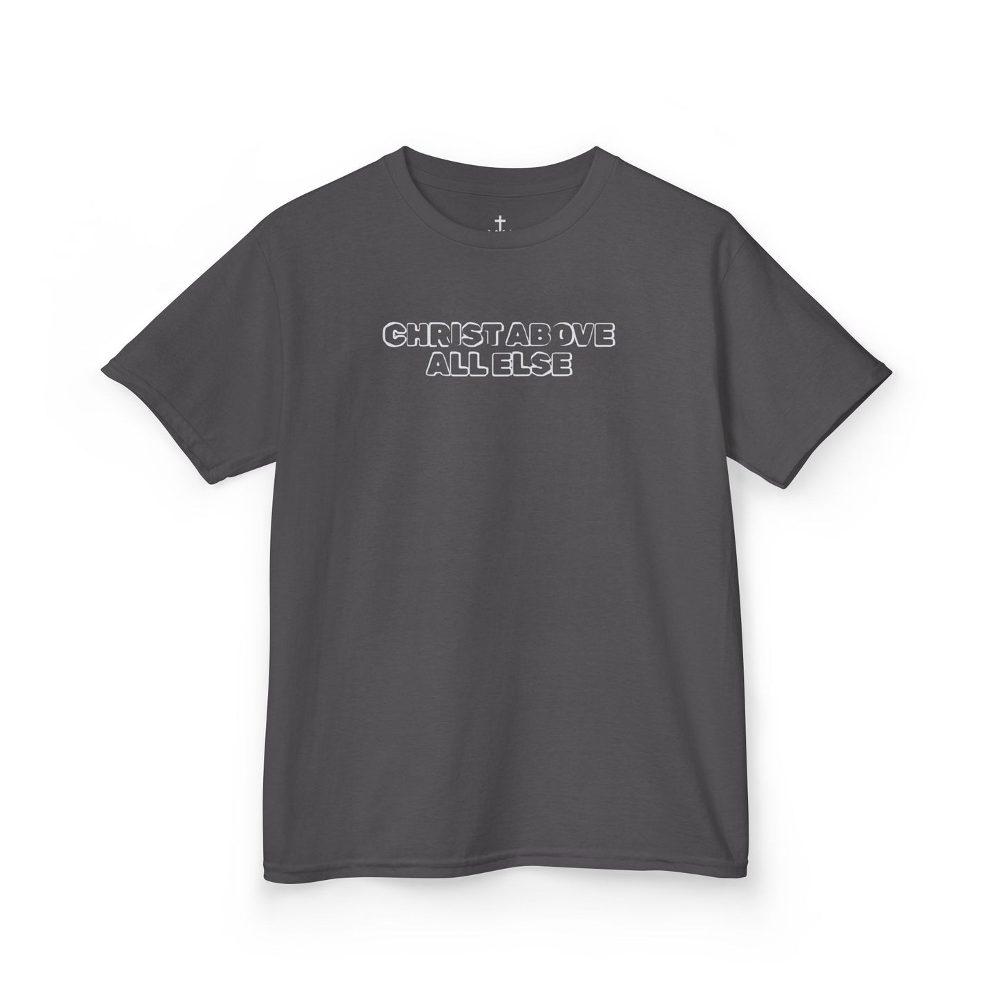 "Christ Above All Else" Kids Minimalist Graphic Tee