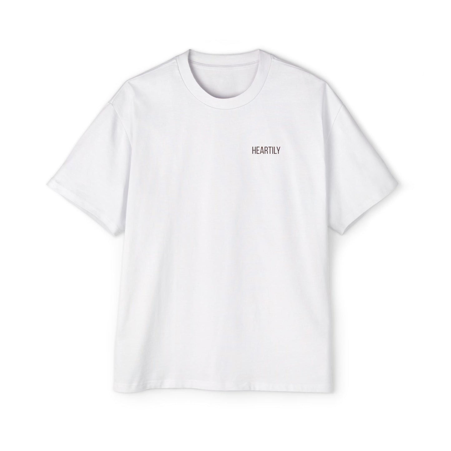 Heartily Men's Camo Logo Heavy Oversized Tee