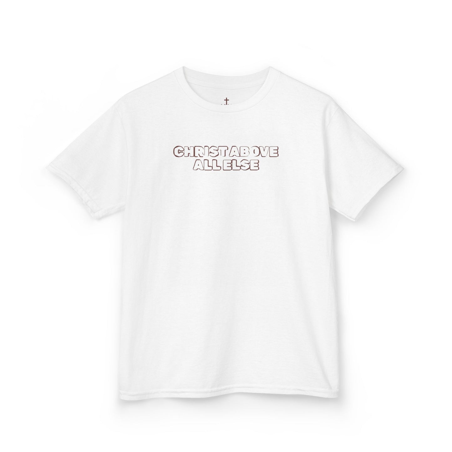 "Christ Above All Else" Kids Minimalist Graphic Tee