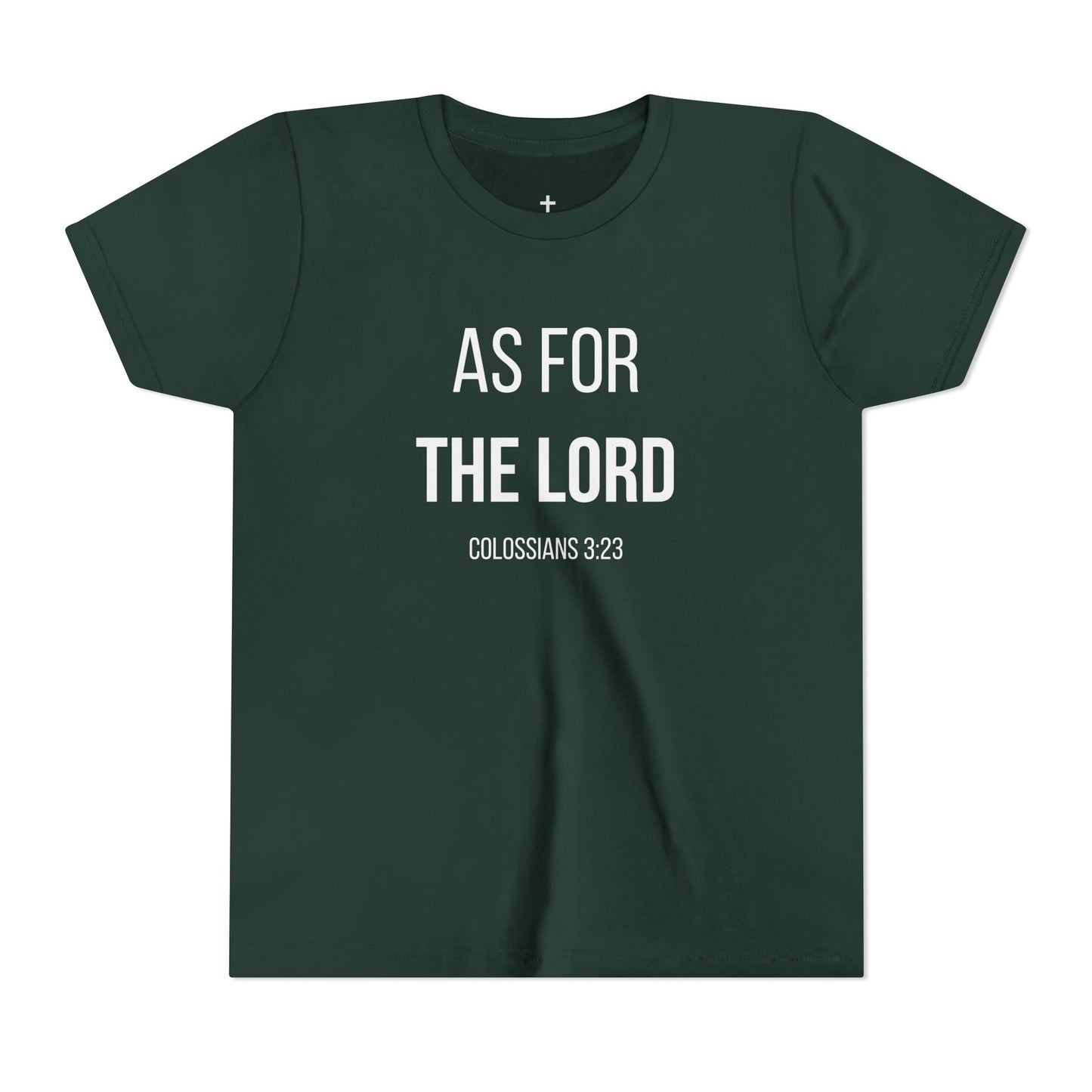 Youth "As For the Lord" Tee