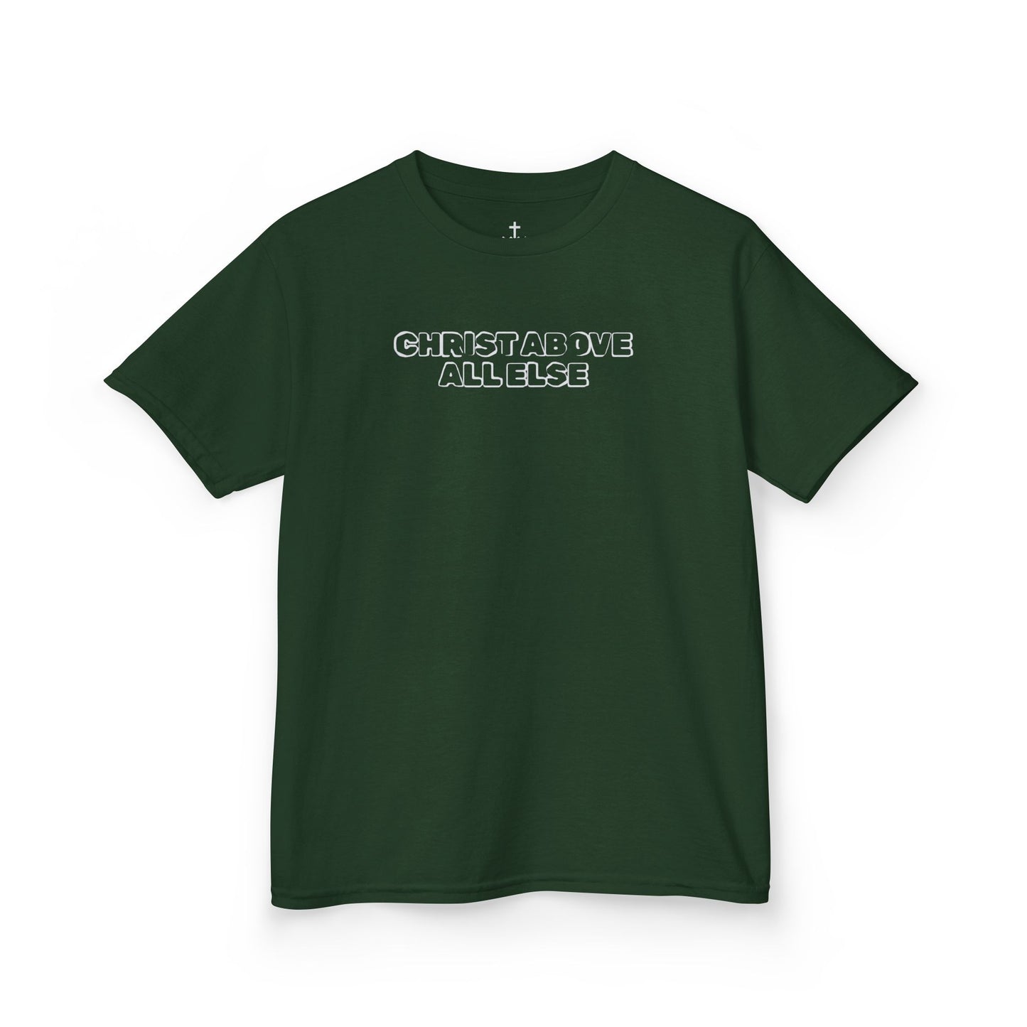 "Christ Above All Else" Kids Minimalist Graphic Tee
