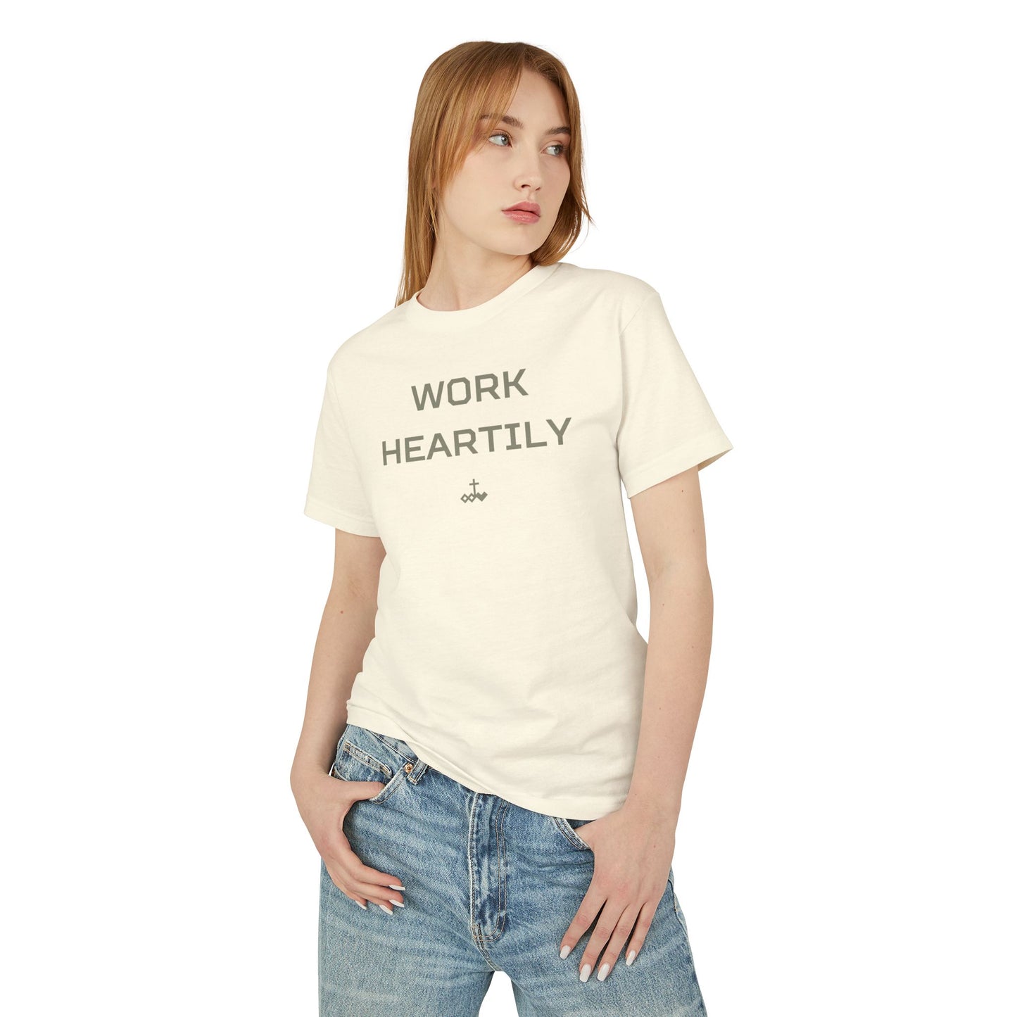 Unisex Colossians 3:23 Heavyweight Cotton Tee