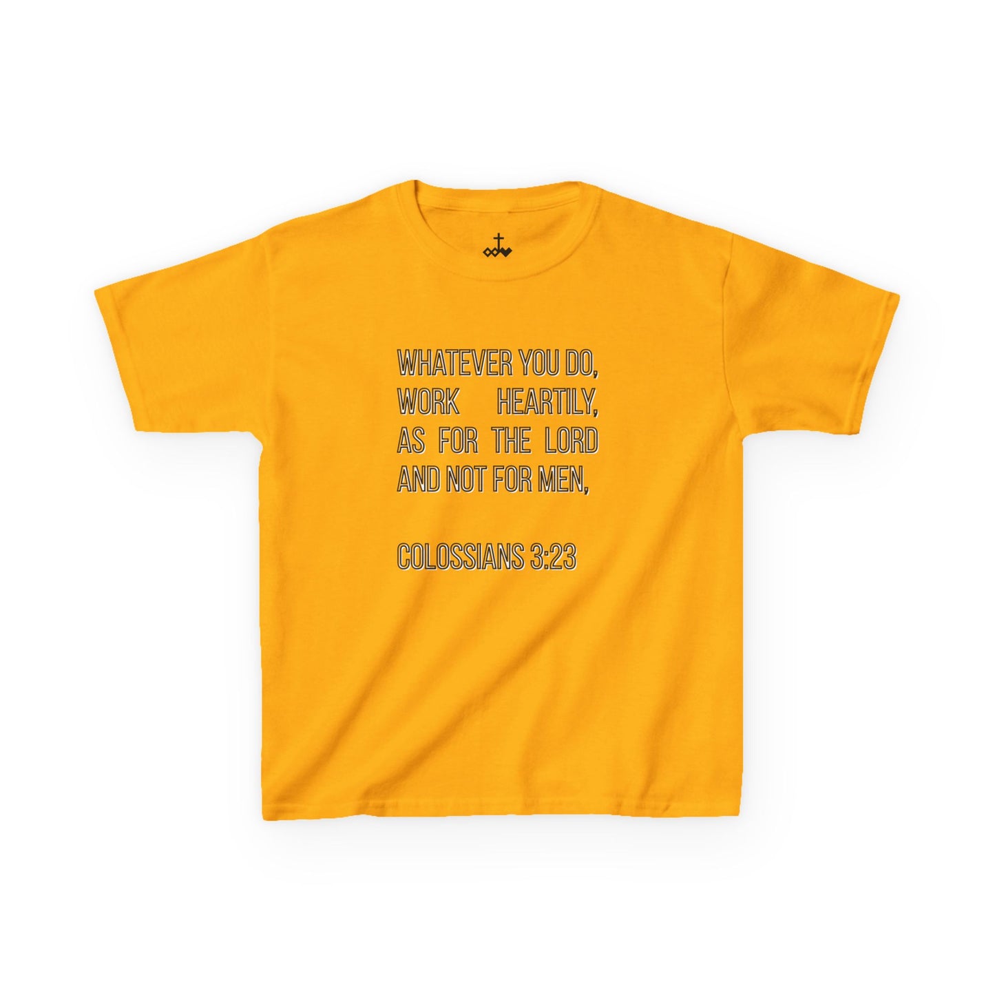 Colossians 3:23 Inspirational Kids Tee