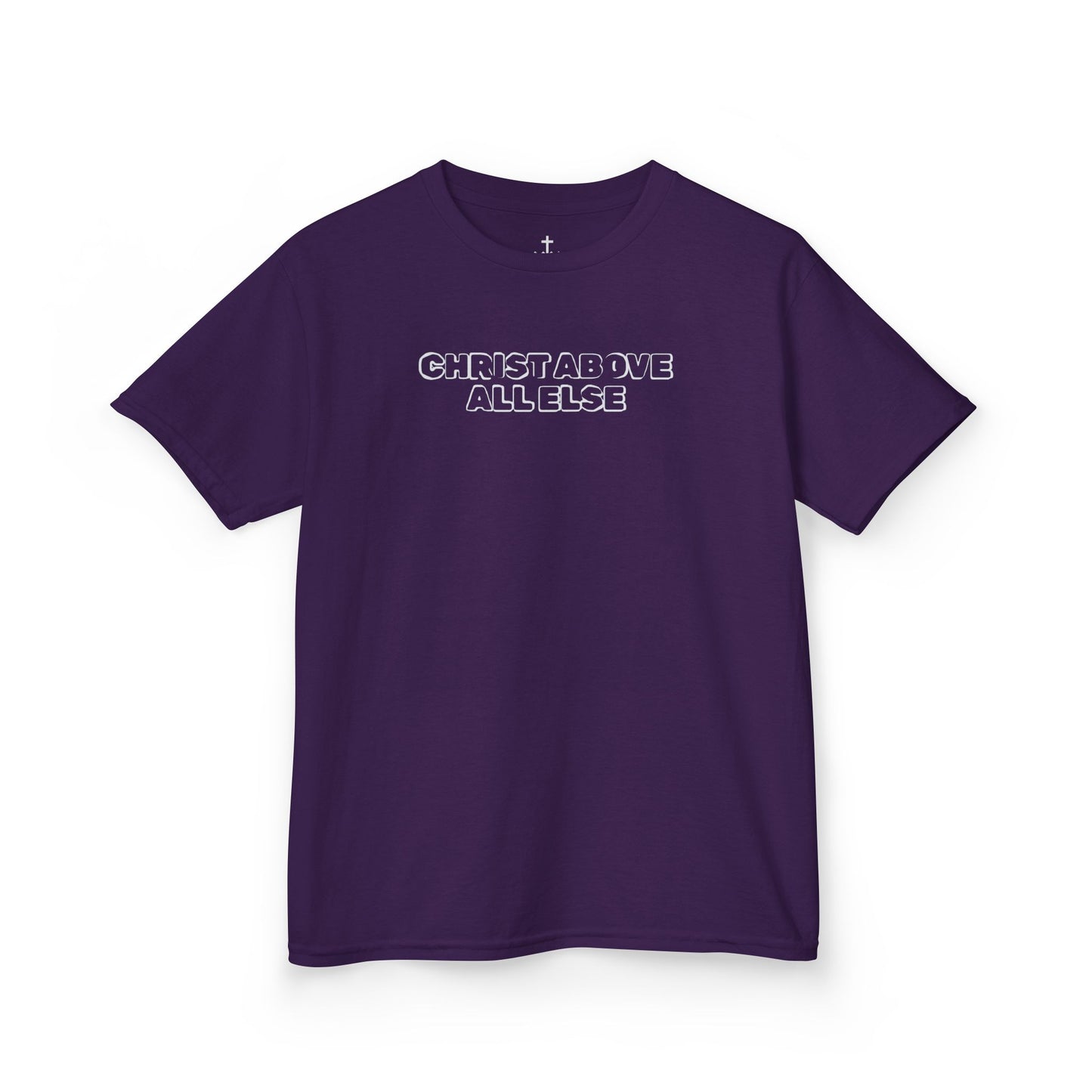 "Christ Above All Else" Kids Minimalist Graphic Tee