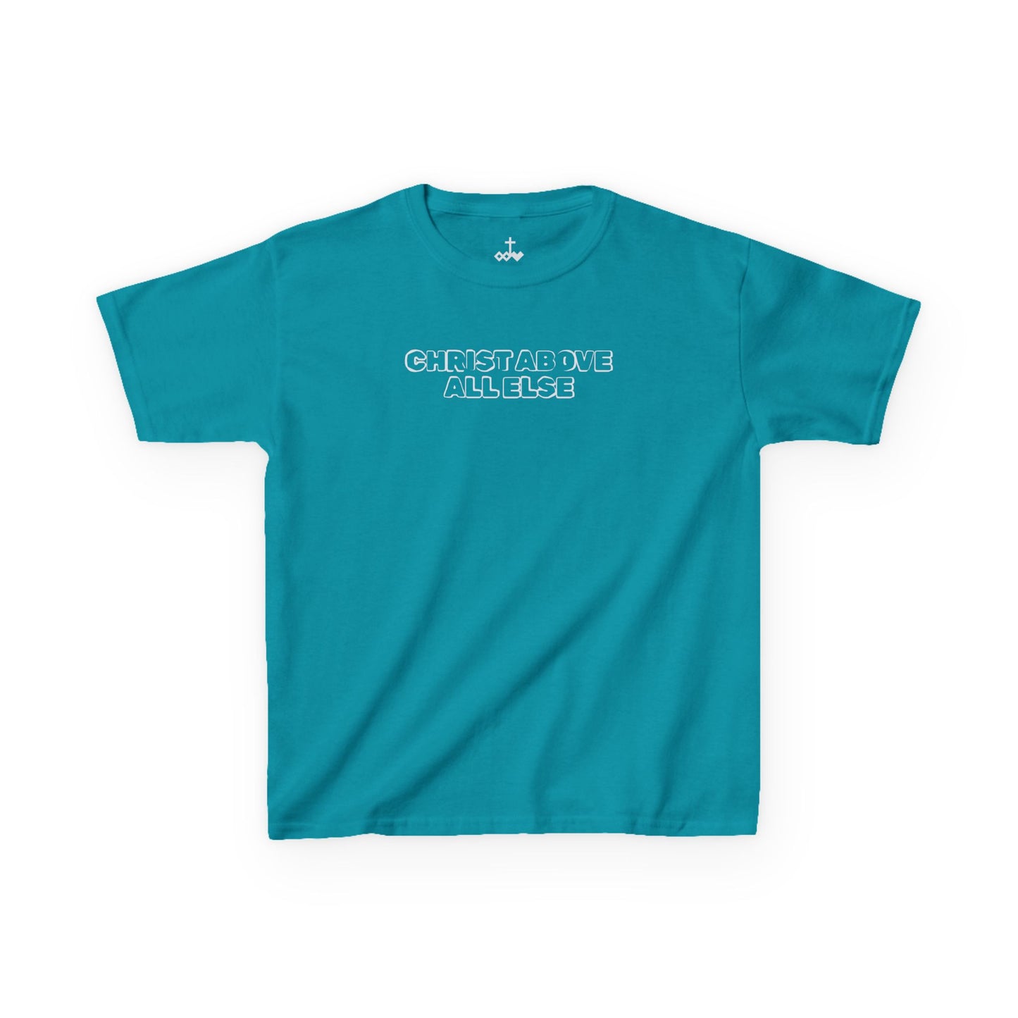 "Christ Above All Else" Kids Minimalist Graphic Tee