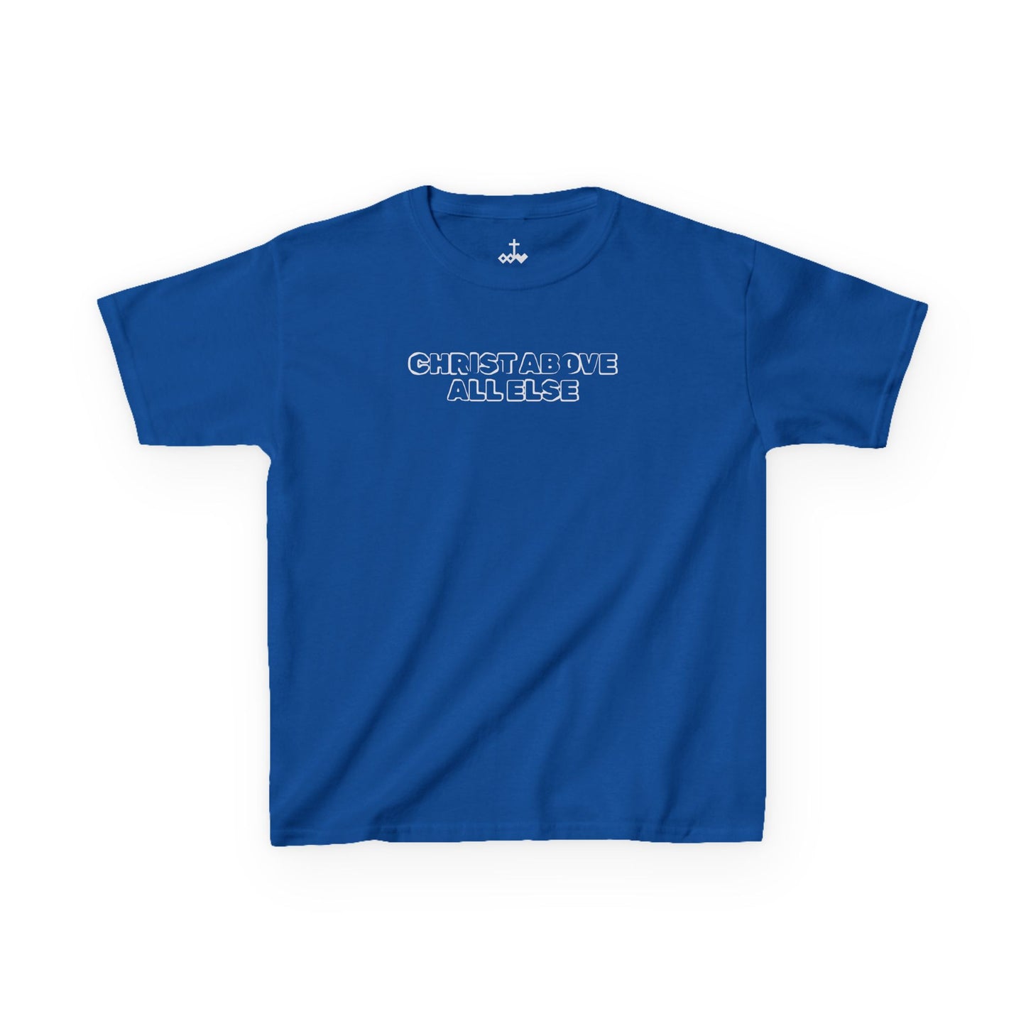 "Christ Above All Else" Kids Minimalist Graphic Tee