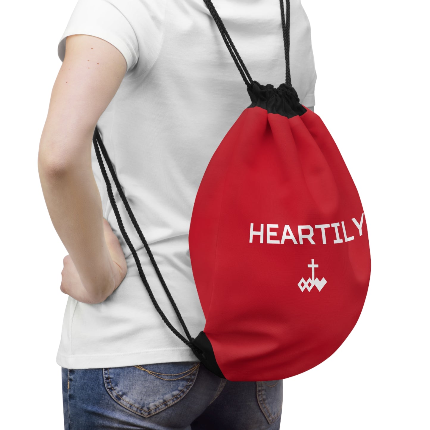 Red Drawstring Bag