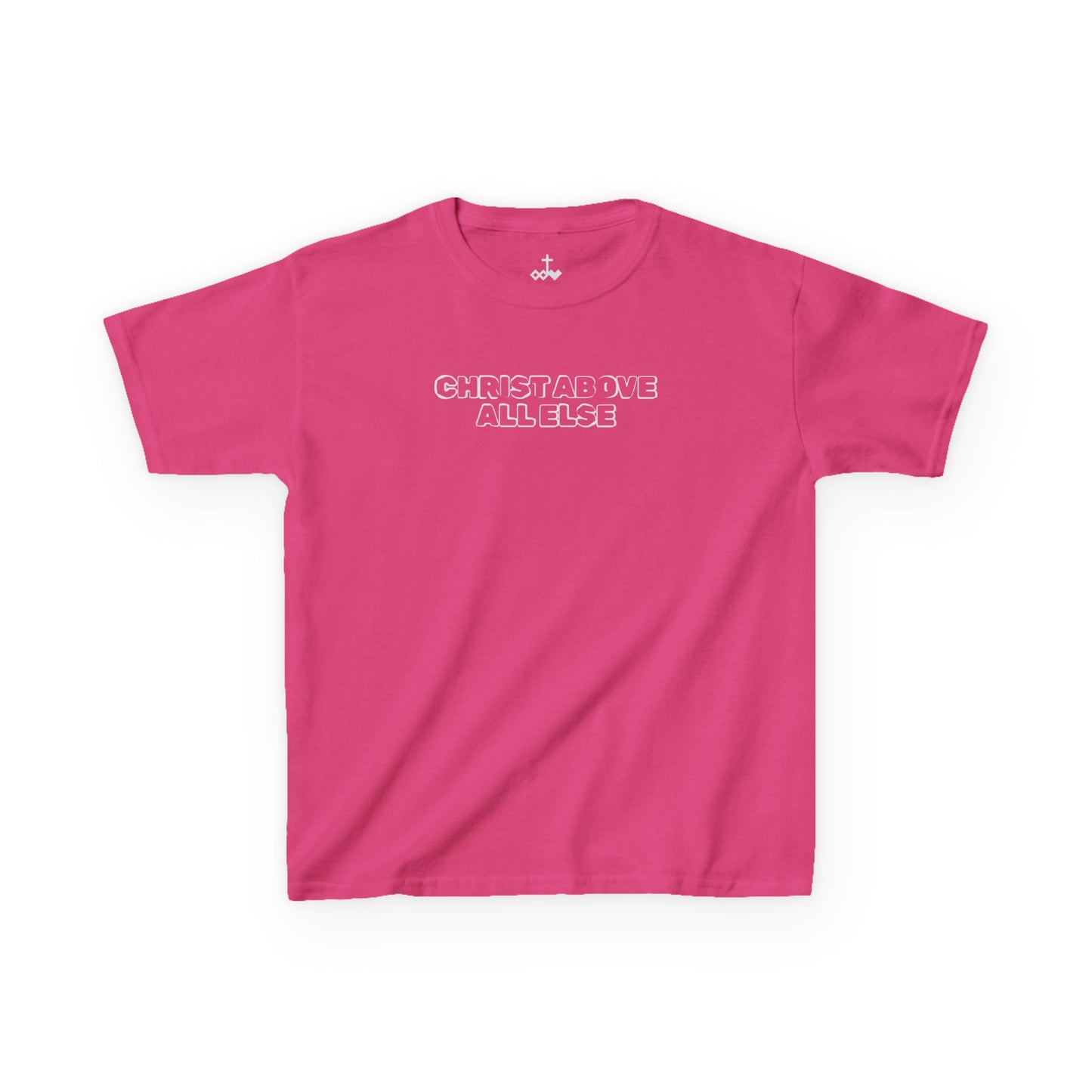 "Christ Above All Else" Kids Minimalist Graphic Tee
