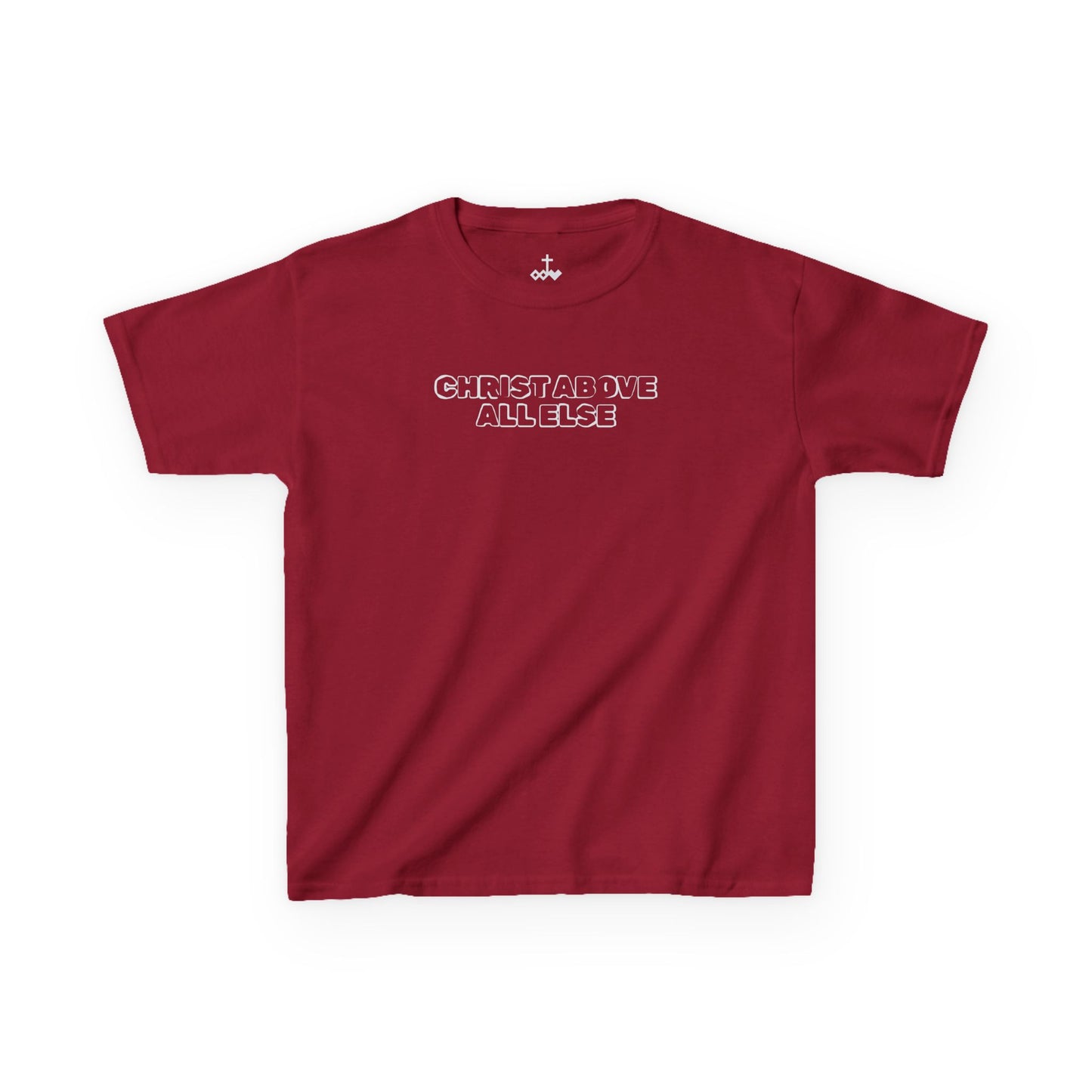 "Christ Above All Else" Kids Minimalist Graphic Tee