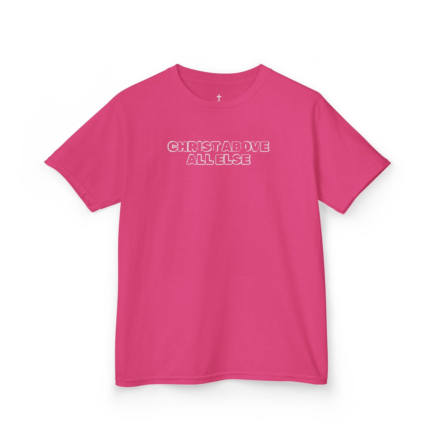 "Christ Above All Else" Kids Minimalist Graphic Tee