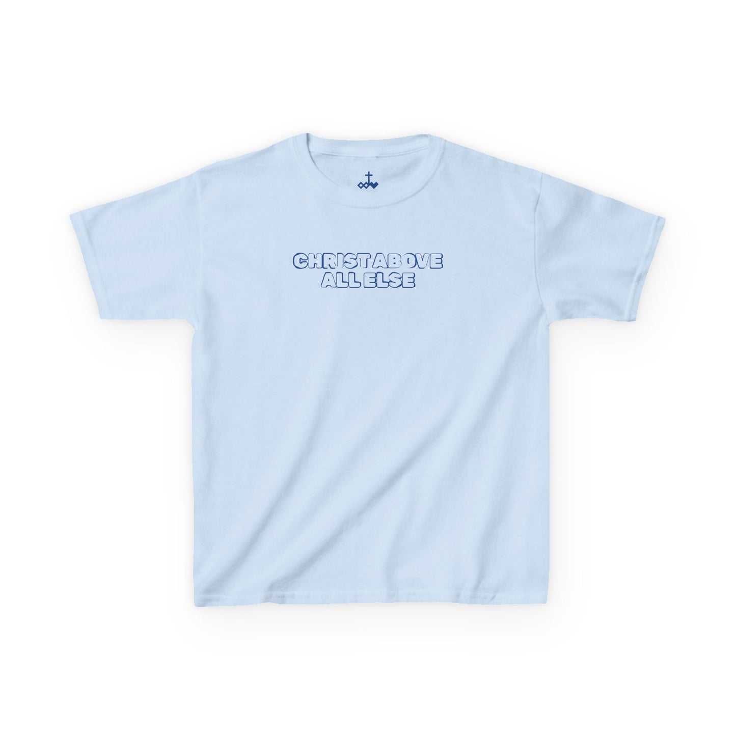 "Christ Above All Else" Kids Minimalist Graphic Tee