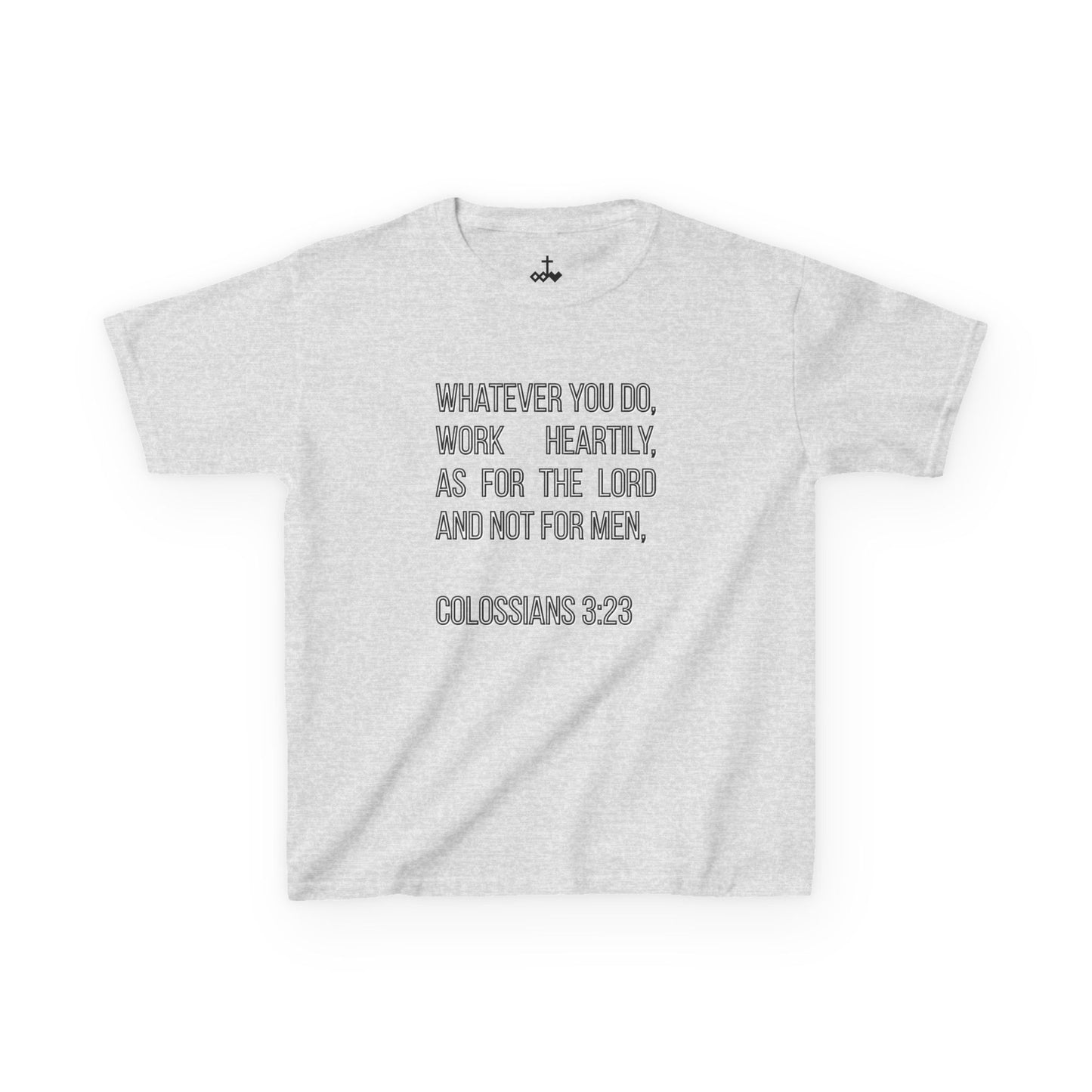 Colossians 3:23 Inspirational Kids Tee