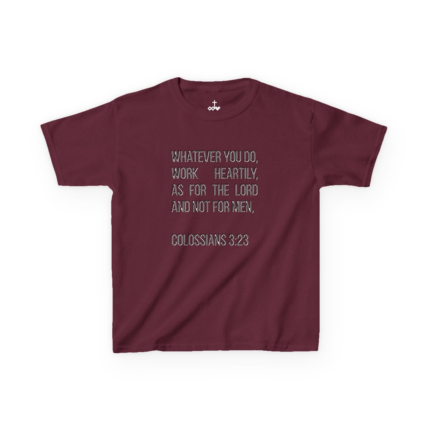 Colossians 3:23 Inspirational Kids Tee