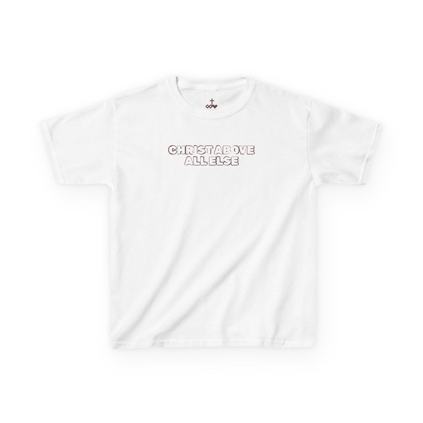 "Christ Above All Else" Kids Minimalist Graphic Tee