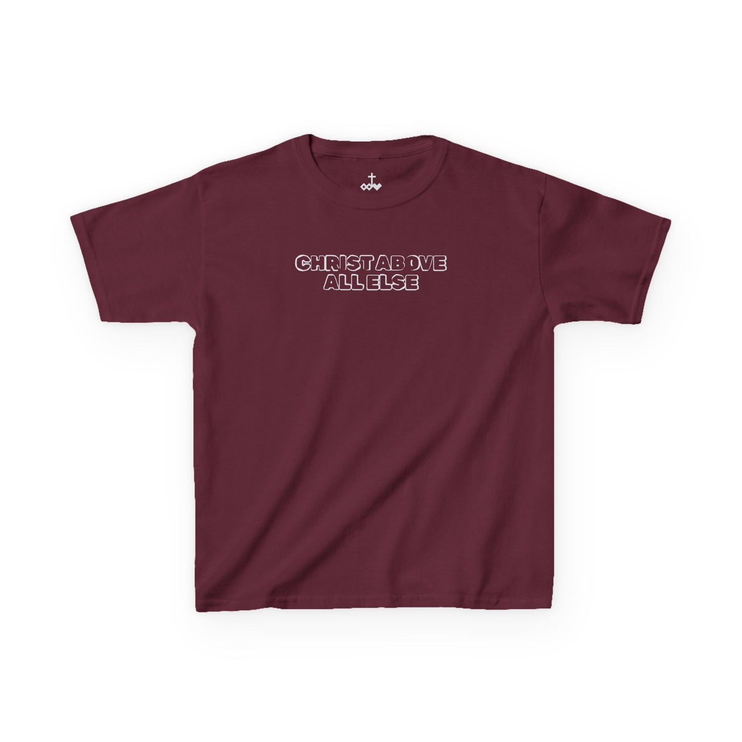 "Christ Above All Else" Kids Minimalist Graphic Tee