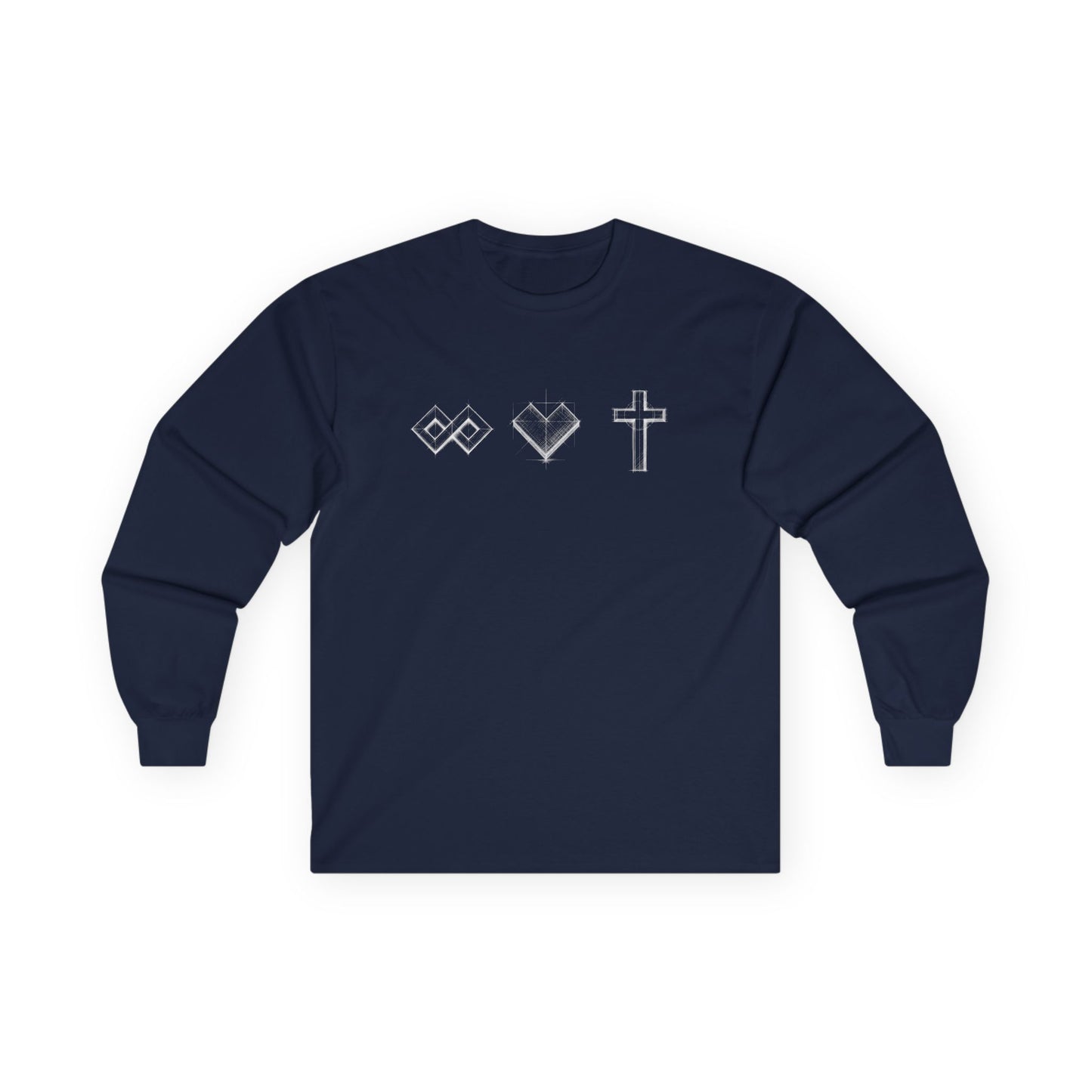 Heartily Icon Sketch Long Sleeve Tee