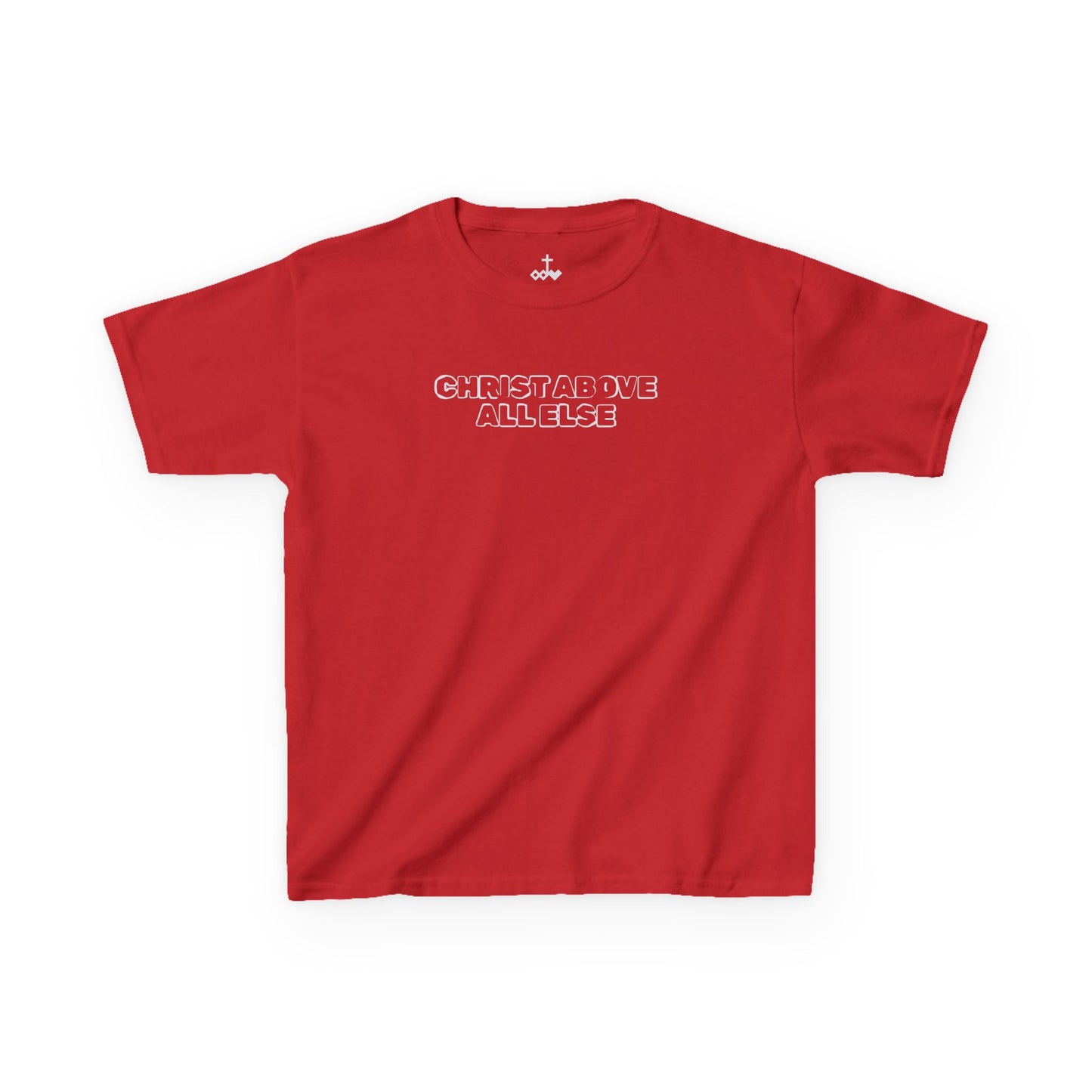 "Christ Above All Else" Kids Minimalist Graphic Tee