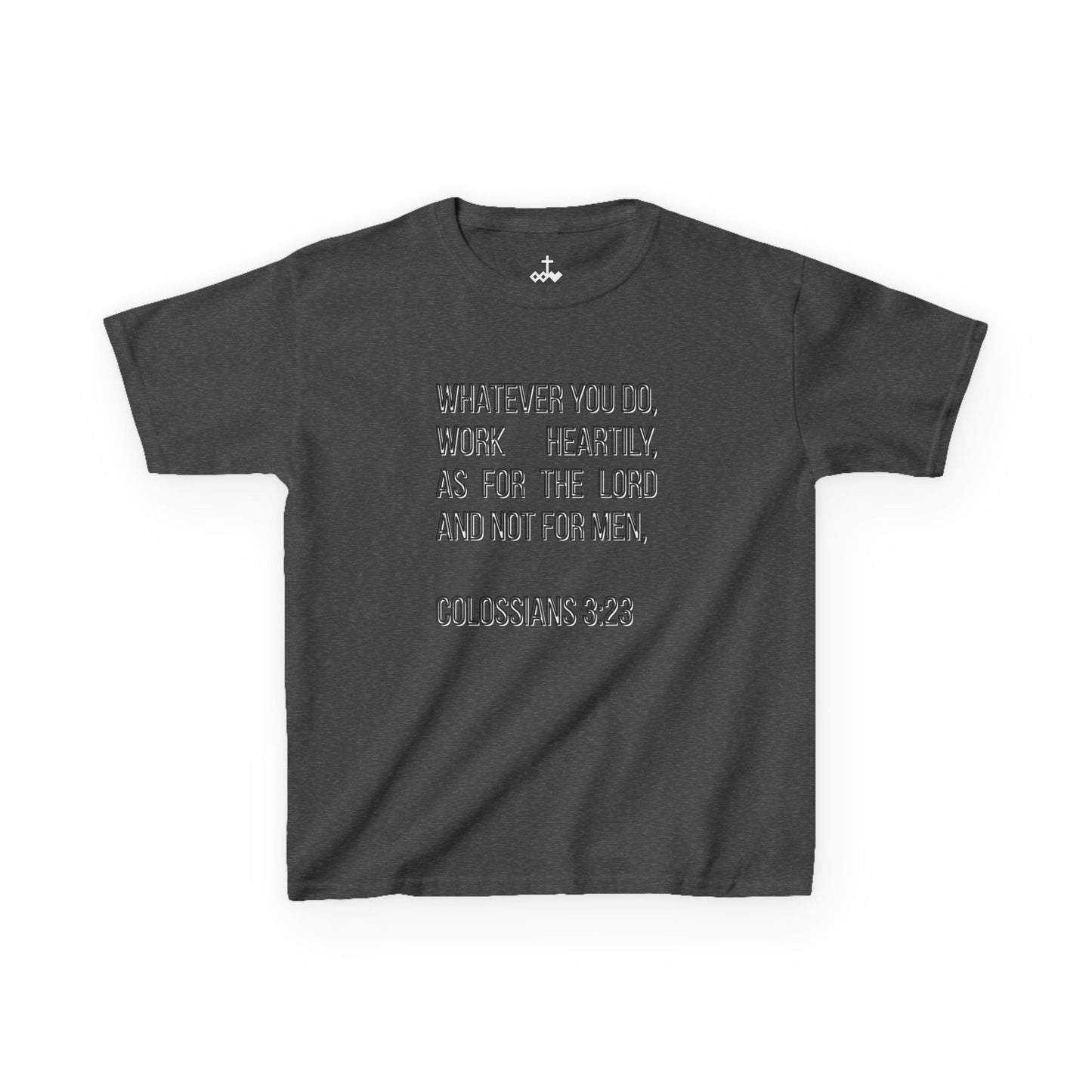 Colossians 3:23 Inspirational Kids Tee