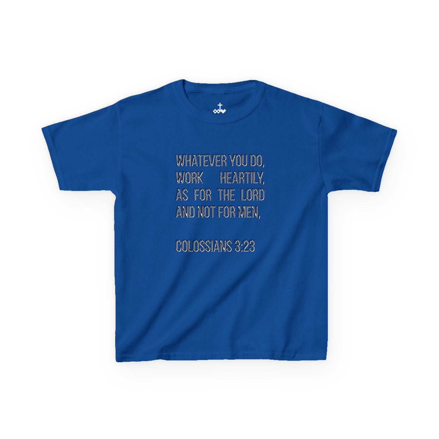 Colossians 3:23 Inspirational Kids Tee