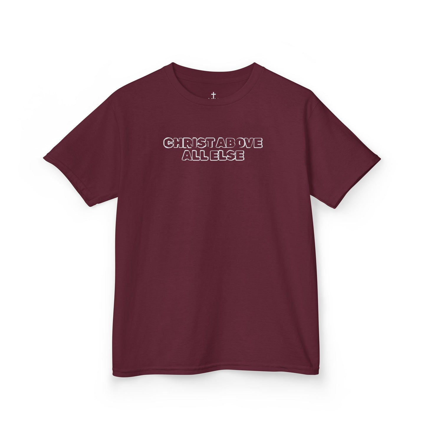 "Christ Above All Else" Kids Minimalist Graphic Tee