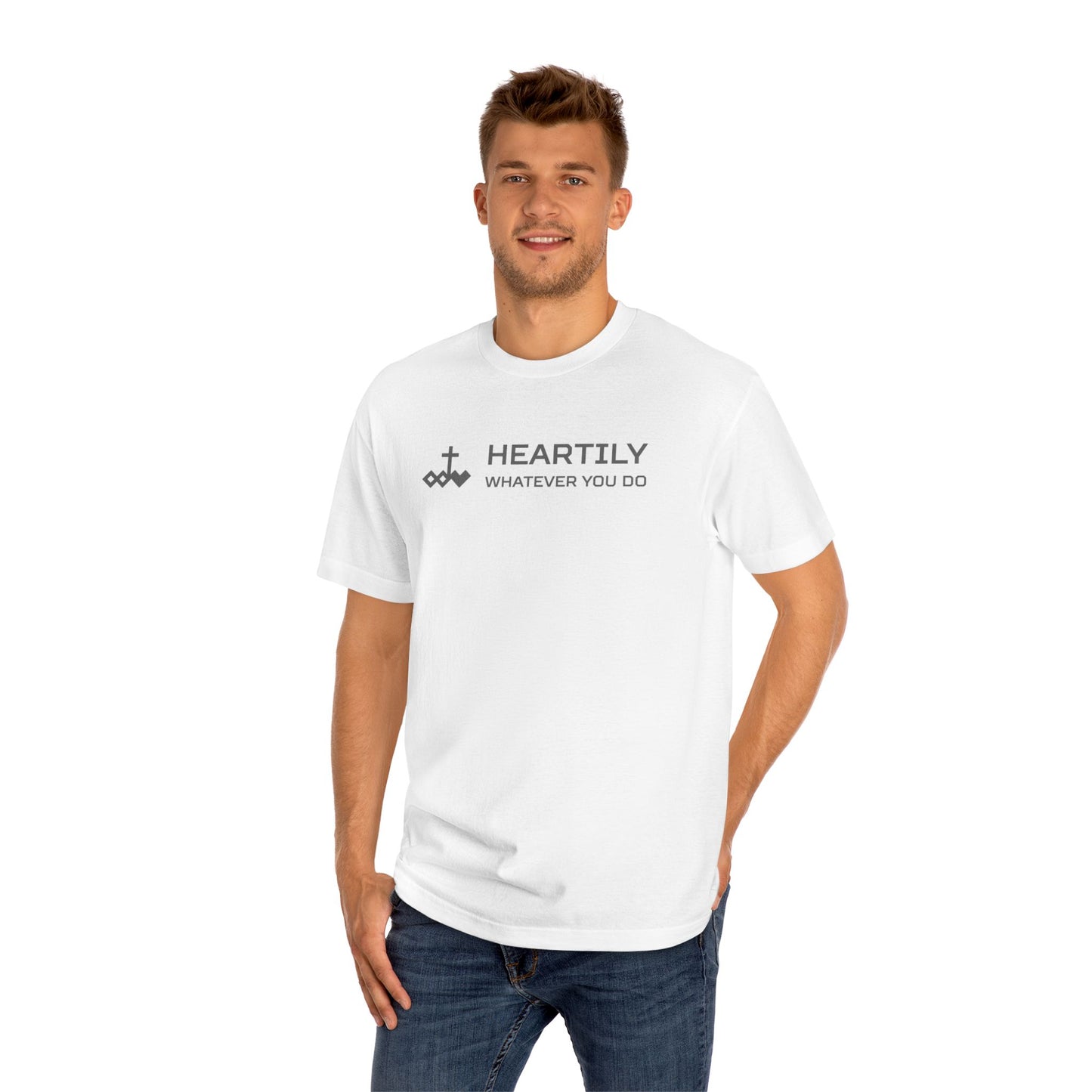 Heartily/Logo/Slogan Unisex Classic Tee