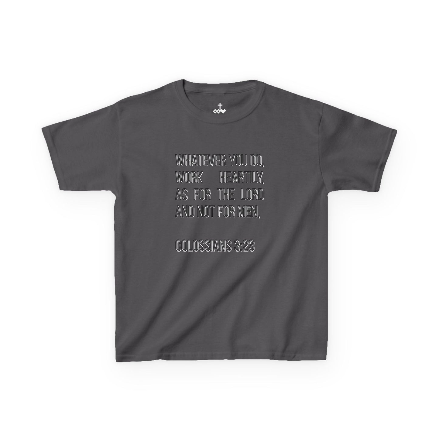 Colossians 3:23 Inspirational Kids Tee