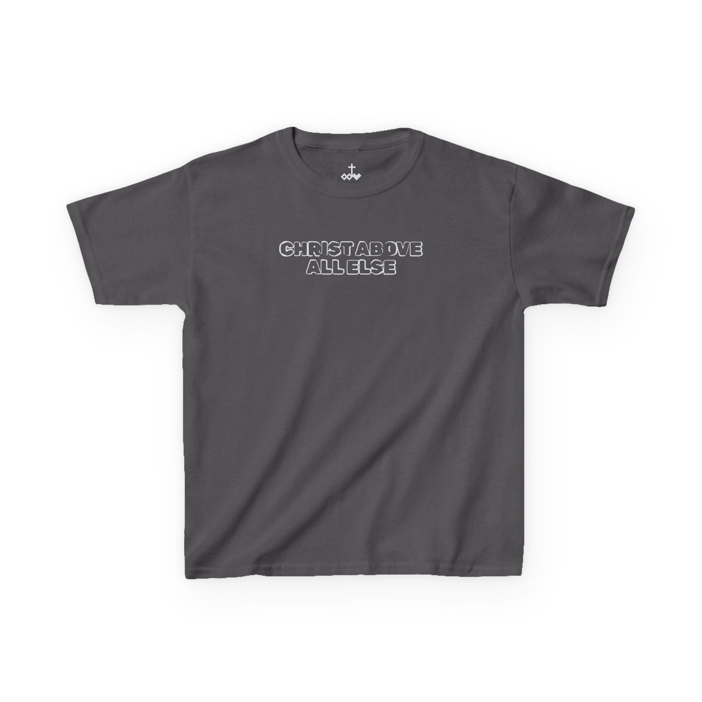 "Christ Above All Else" Kids Minimalist Graphic Tee