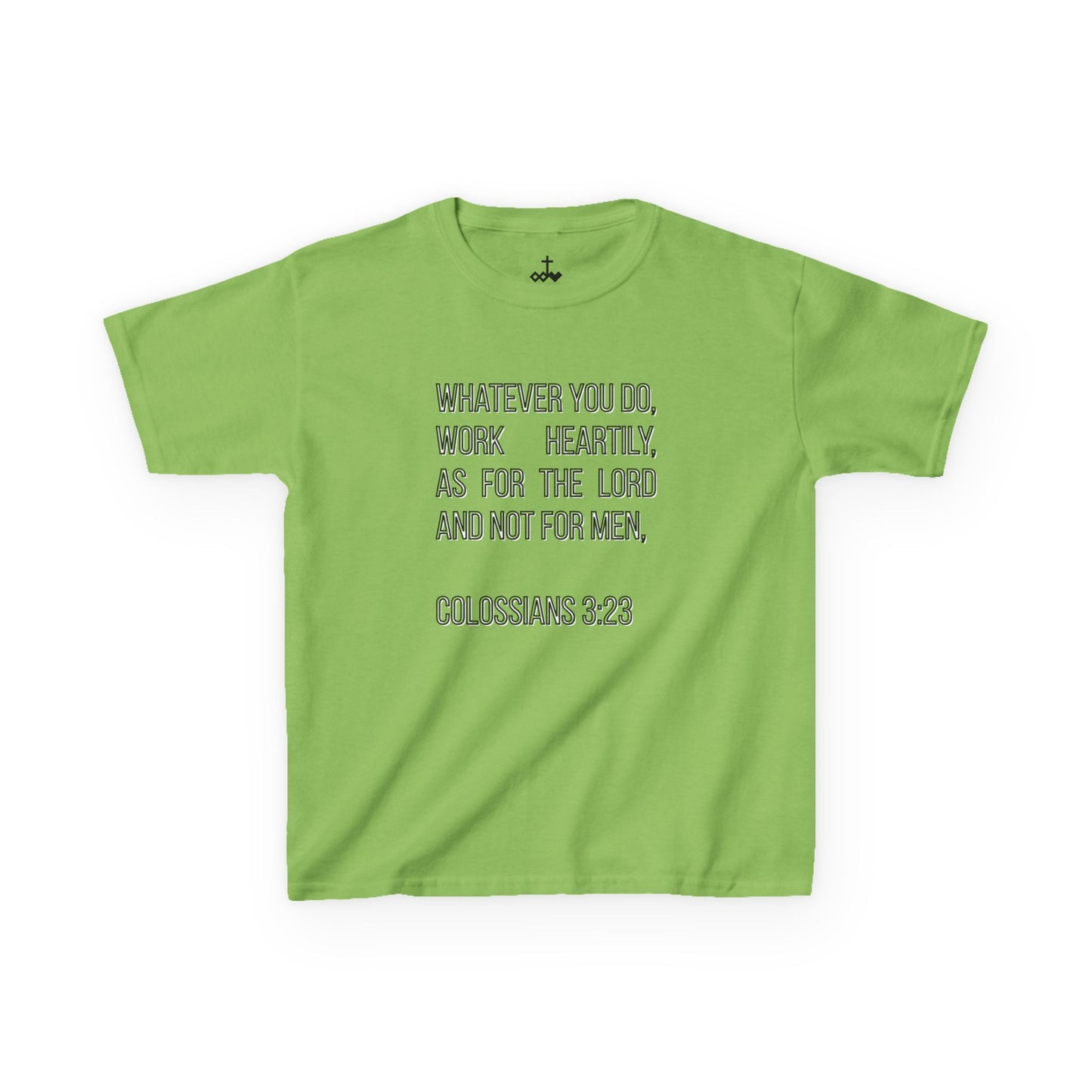 Colossians 3:23 Inspirational Kids Tee