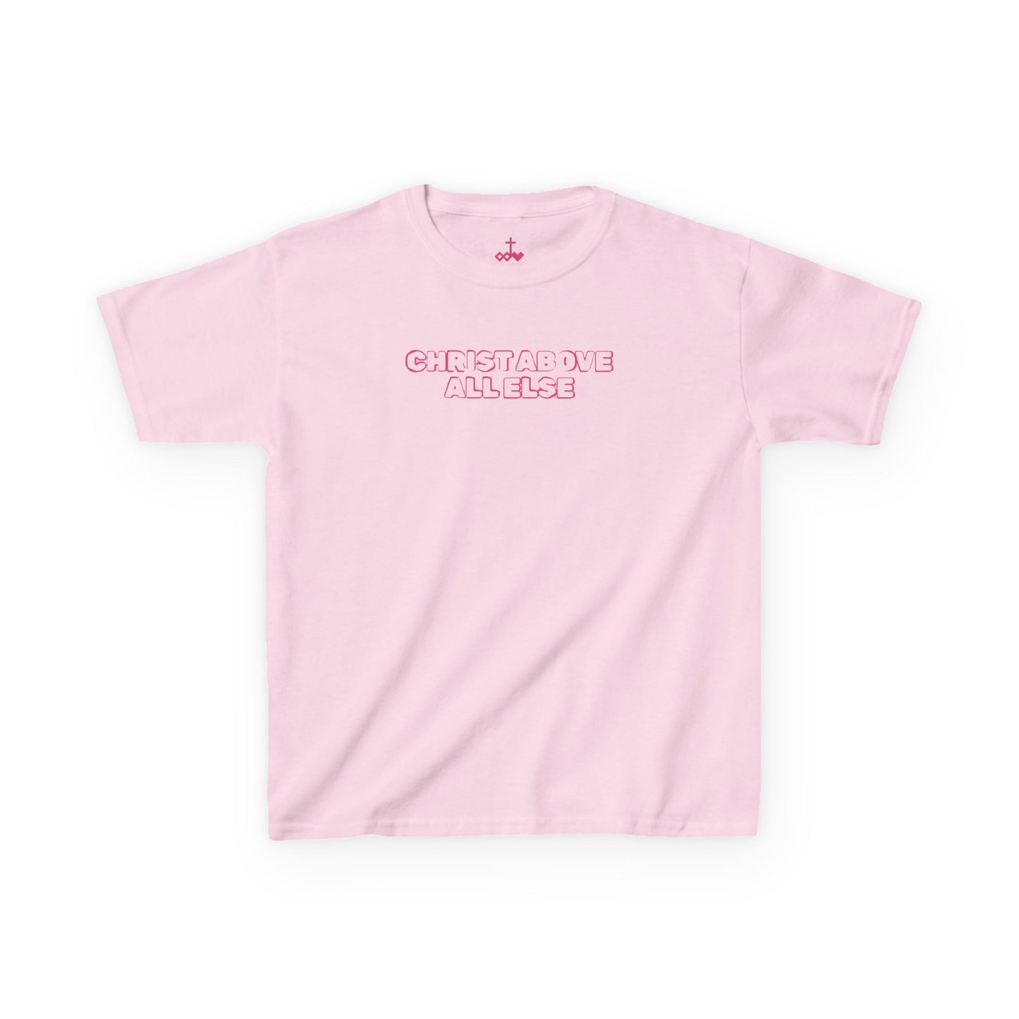 "Christ Above All Else" Kids Minimalist Graphic Tee