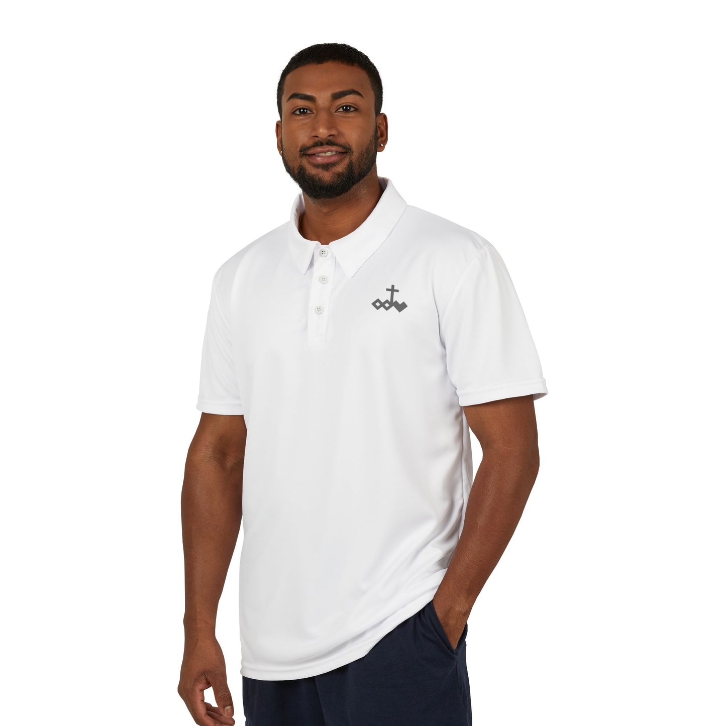 Unisex Logo Polo Shirt (AOP)