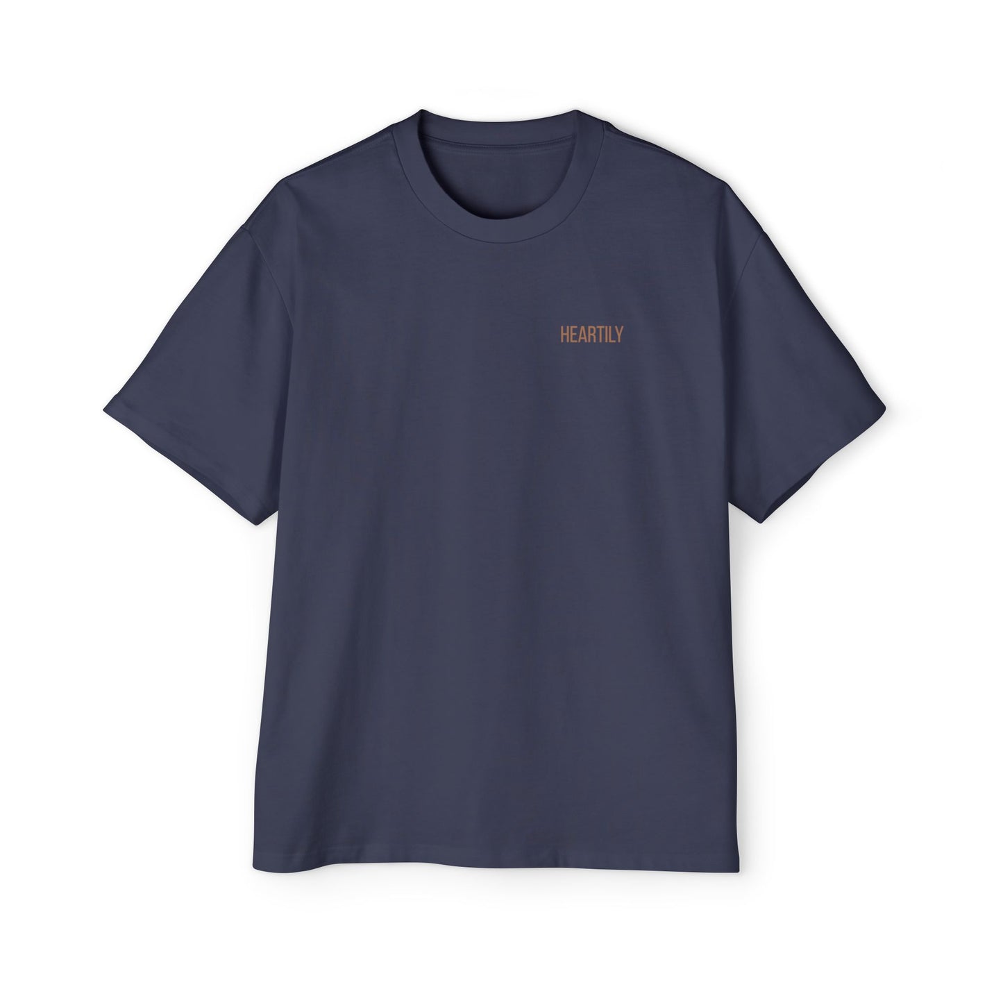 Heartily Men's Camo Logo Heavy Oversized Tee