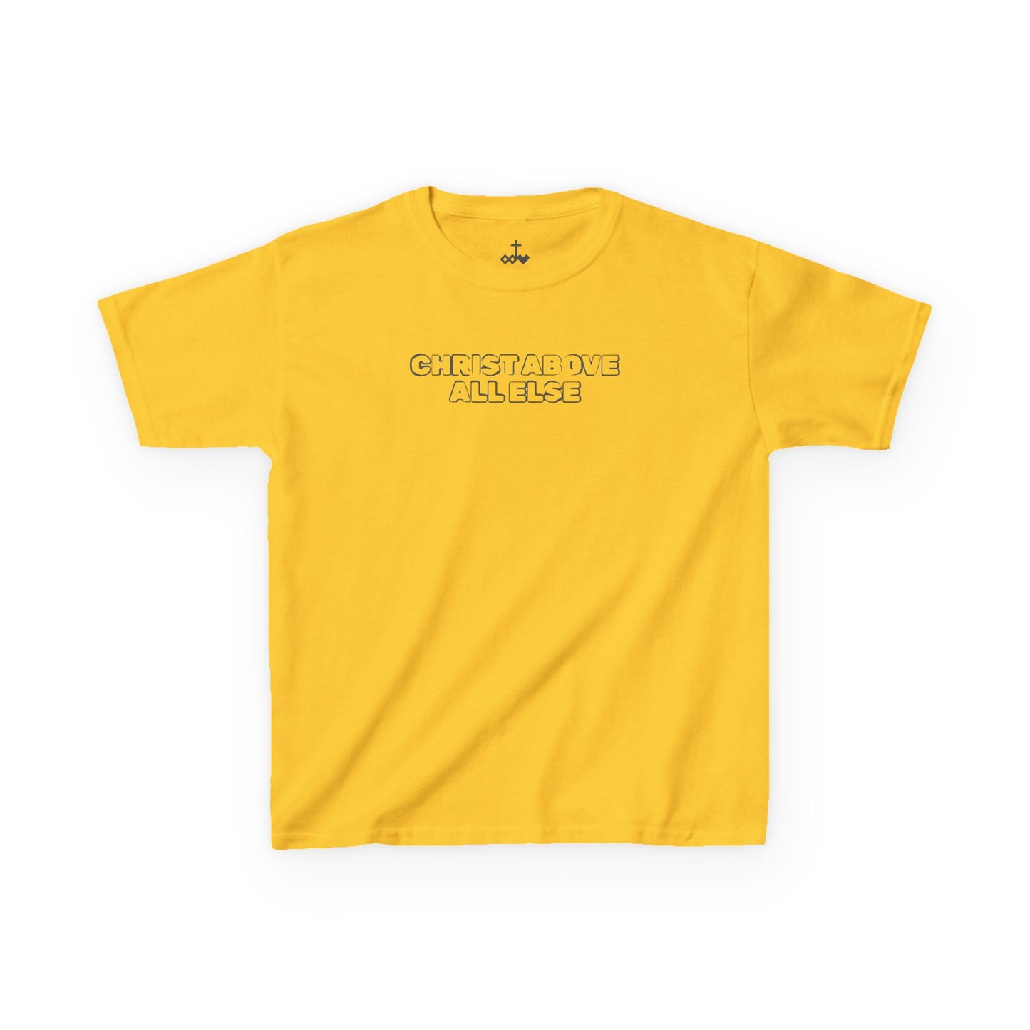 "Christ Above All Else" Kids Minimalist Graphic Tee