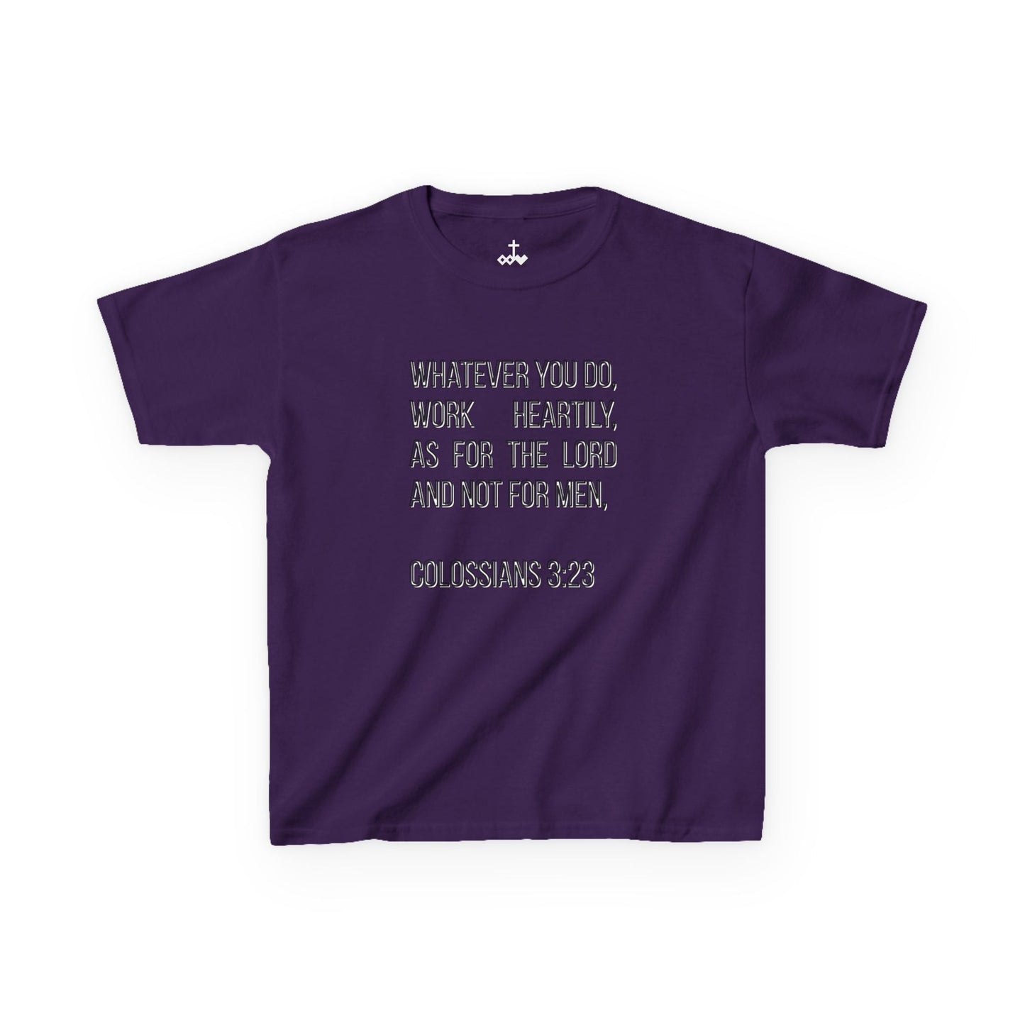 Colossians 3:23 Inspirational Kids Tee