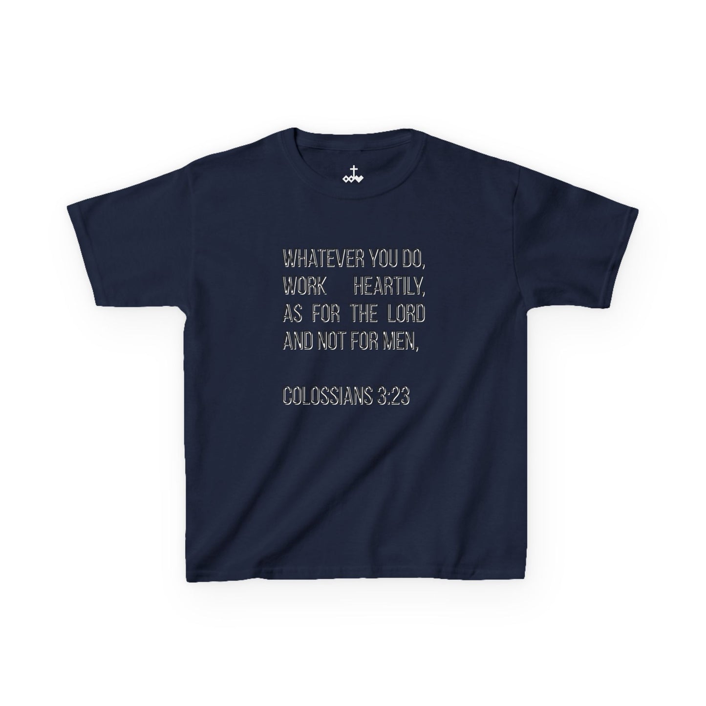 Colossians 3:23 Inspirational Kids Tee
