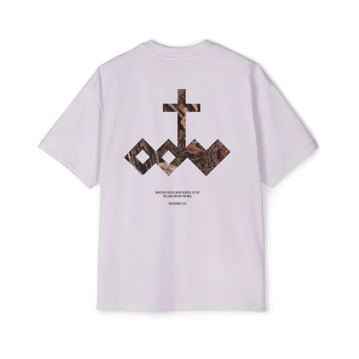 Heartily Men's Camo Logo Heavy Oversized Tee