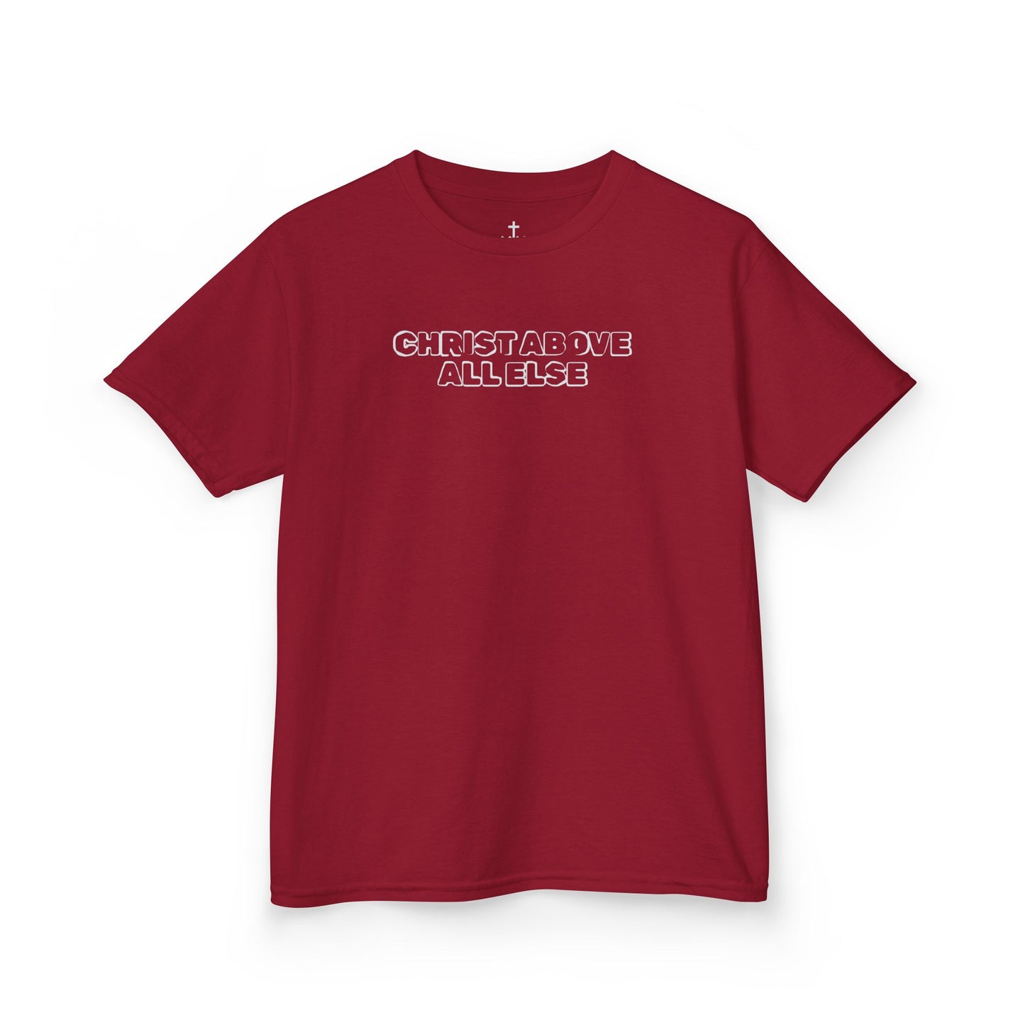 "Christ Above All Else" Kids Minimalist Graphic Tee