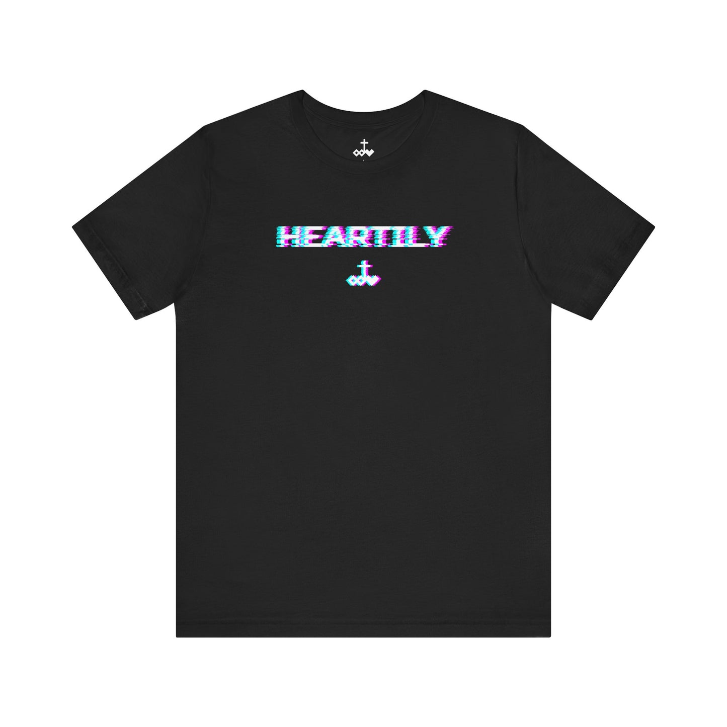 Unisex Glitch Jersey Short Sleeve Tee