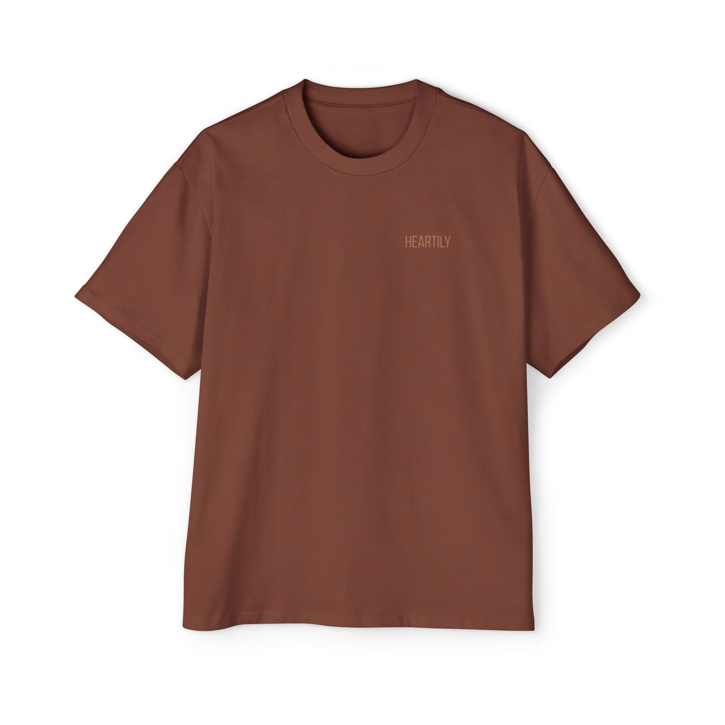 Heartily Men's Camo Logo Heavy Oversized Tee
