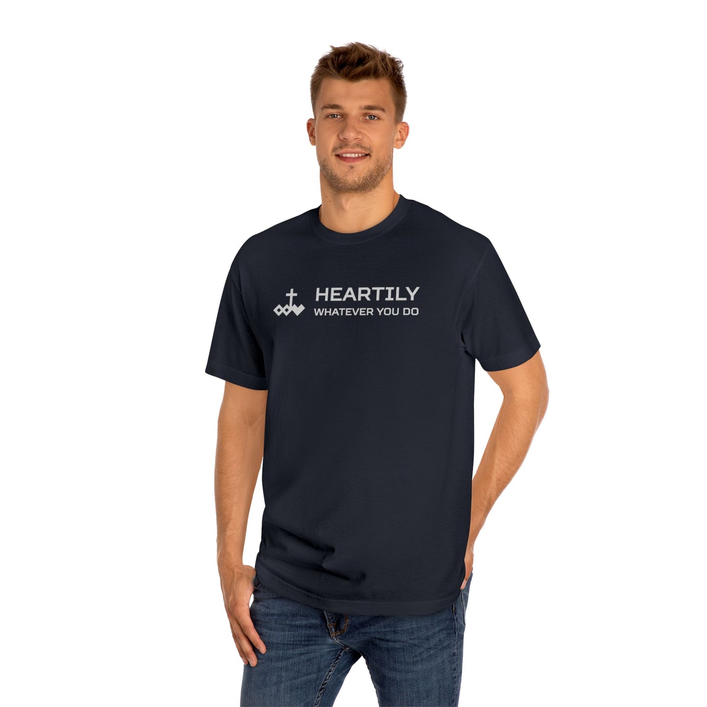 Heartily/Logo/Slogan Unisex Classic Tee