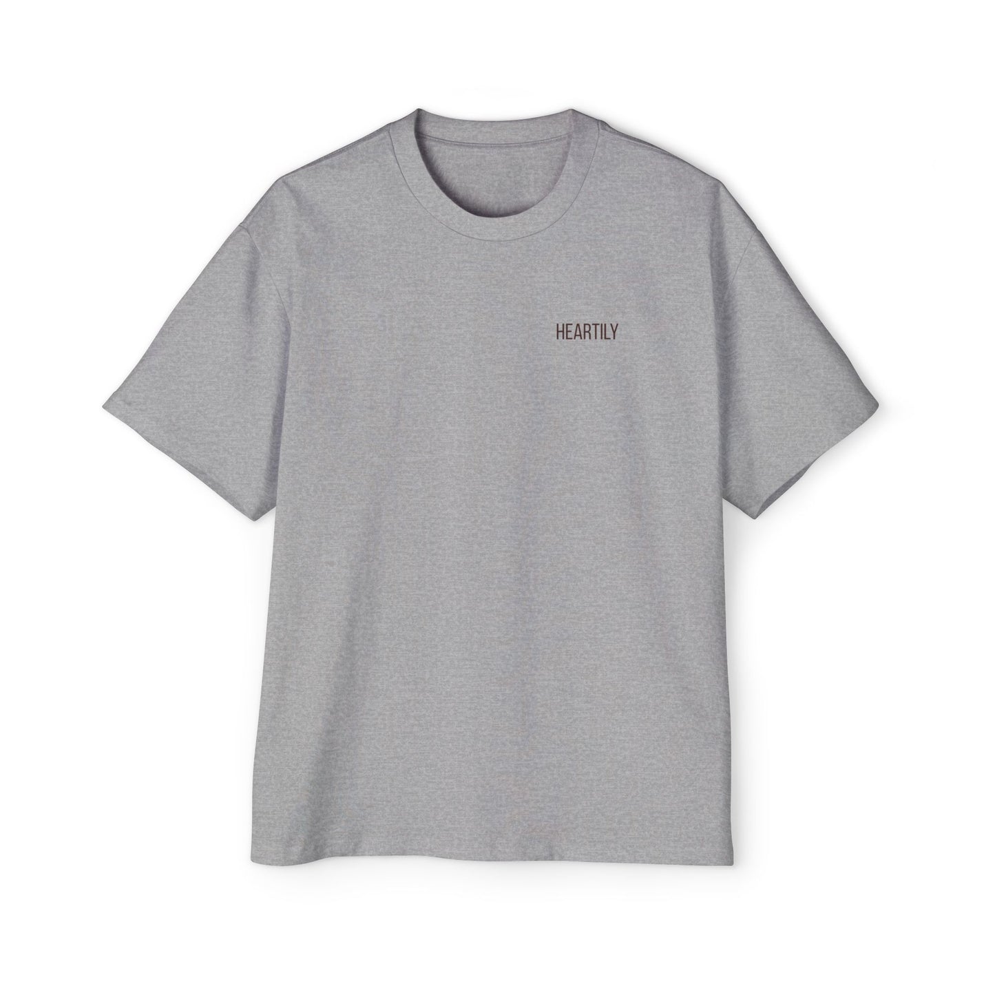 Heartily Men's Camo Logo Heavy Oversized Tee