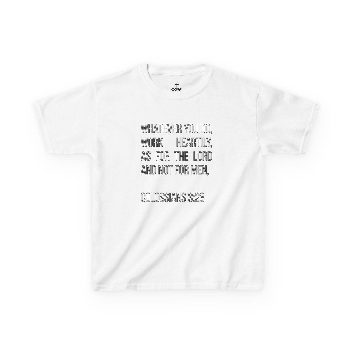 Colossians 3:23 Inspirational Kids Tee